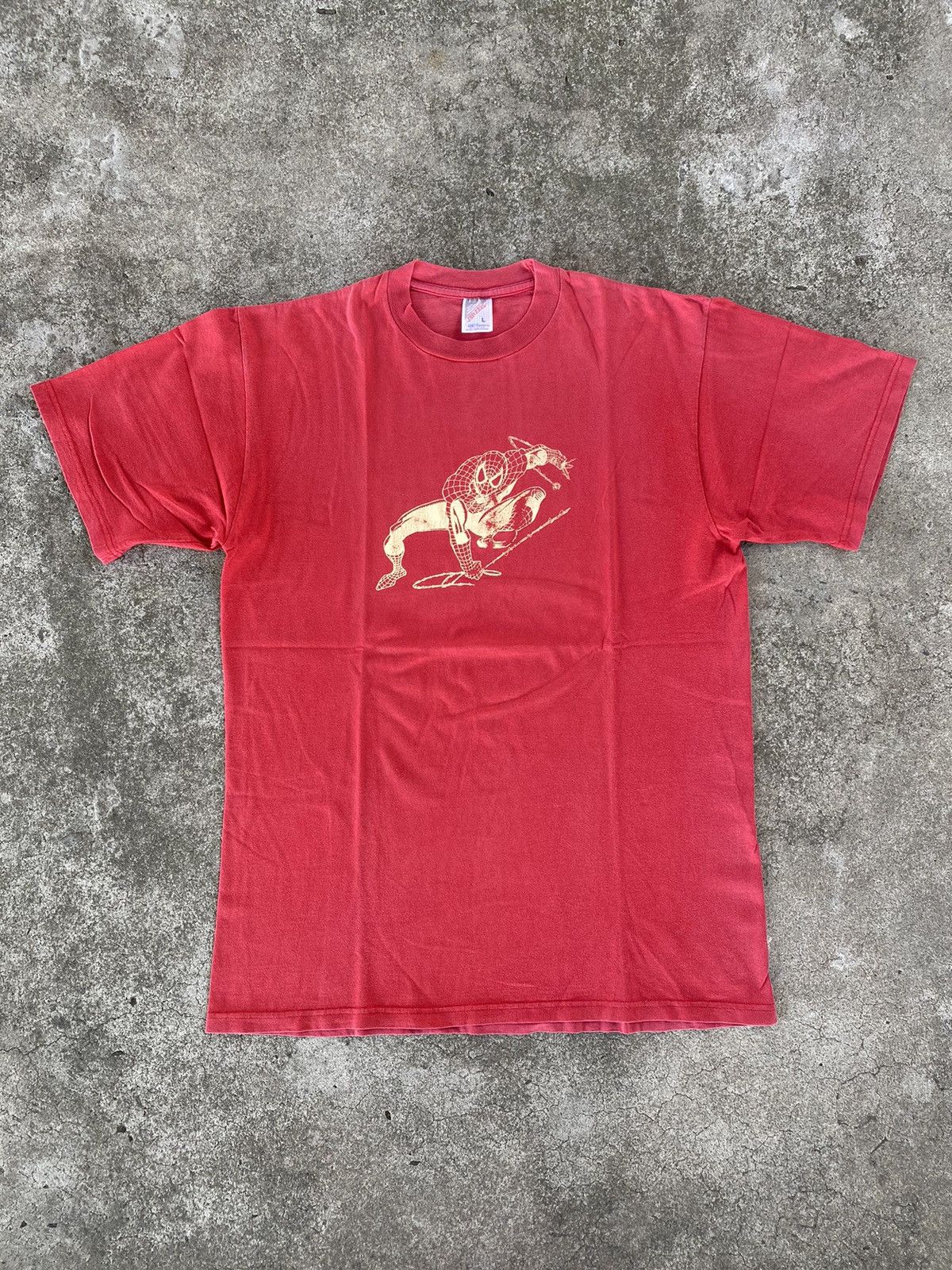 Marvel Comics × Vintage Vintage 90s Spiderman t-shirt Size US L / EU 52-54 / 3 - 2 Thumbnail