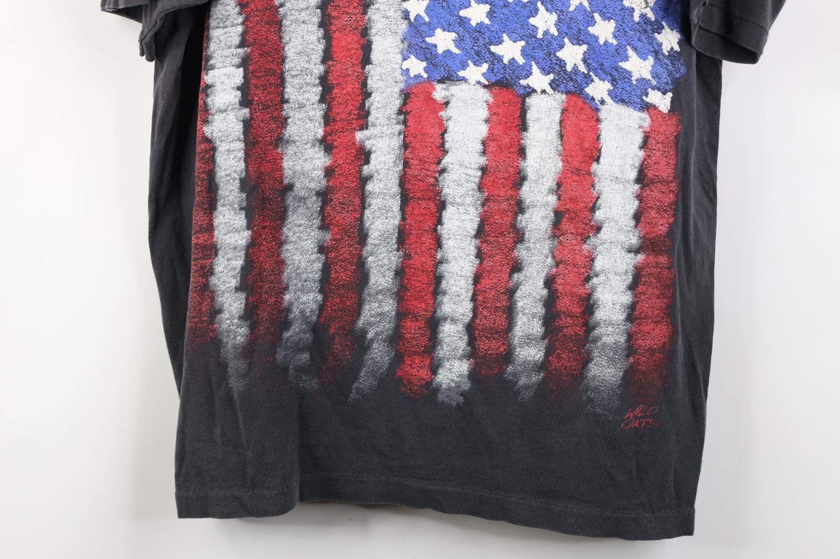 Vintage Vintage 90s Streetwear Short Sleeve T-Shirt Black USA Size US XL / EU 56 / 4 - 3 Thumbnail