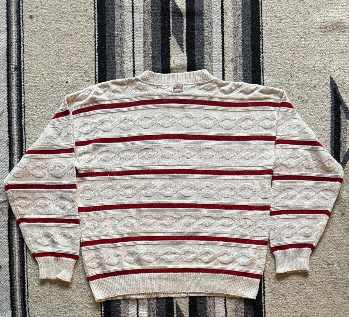 Nutmeg Vintage Wisconsin Badgers Knit Sweater Nutmeg Mills 2XL Size US XXL / EU 58 / 5 - 6 Thumbnail