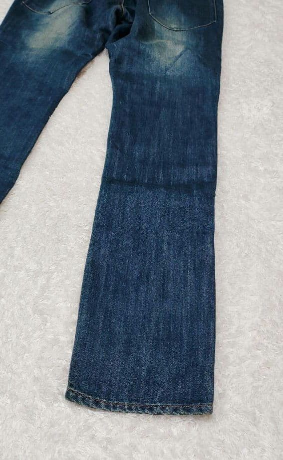 Japanese Brand PPFM SS2011 “Eastern Rock” Embossed Geometric Denim Size US 32 / EU 48 - 6 Thumbnail