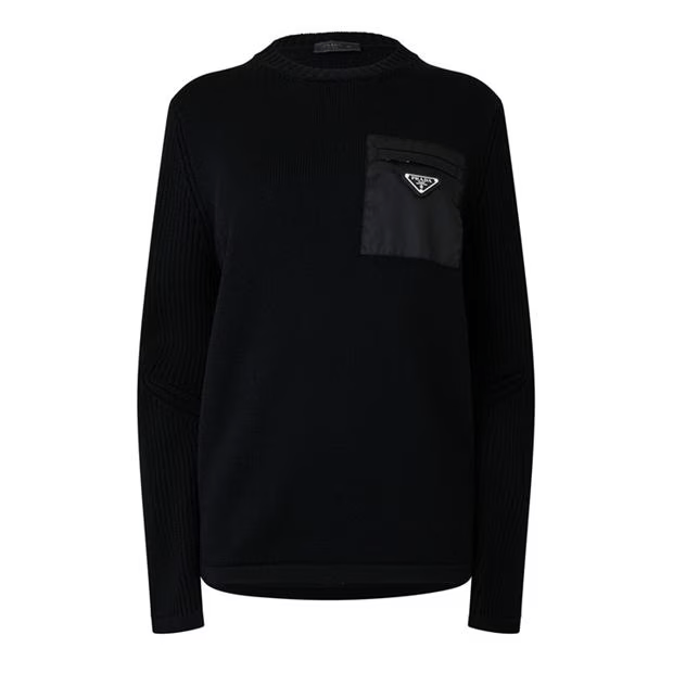 Prada Crewneck Wool Jumper Size US S / EU 44-46 / 1 - 1 Thumbnail