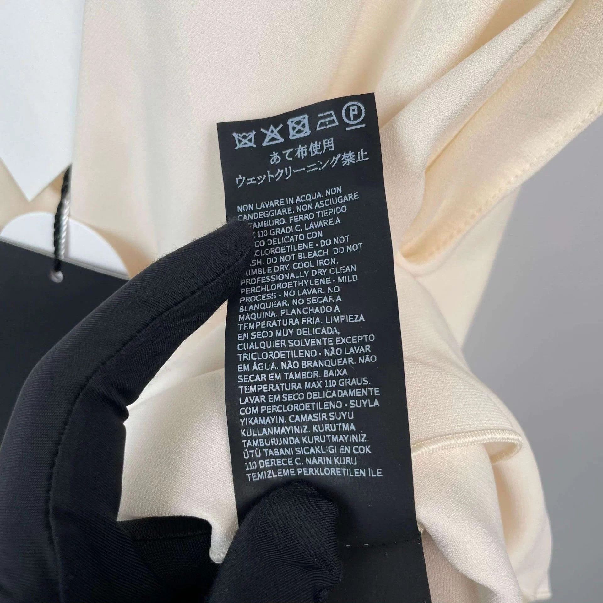 Max Mara Maxmara White Chiffon Top 160/84A Size S / US 4 / IT 40 - 8 Thumbnail