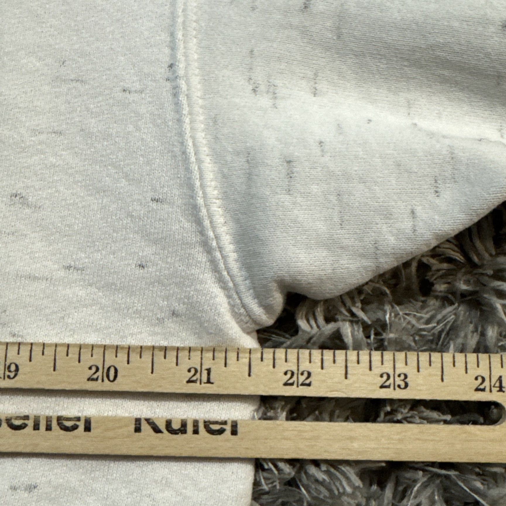 Vintage VINTAGE 90s Oneita L Schrader Bellows White Crewneck Sweatshirt AS-IS Men’s Large Stained Pullover Size US L / EU 52-54 / 3 - 7 Thumbnail