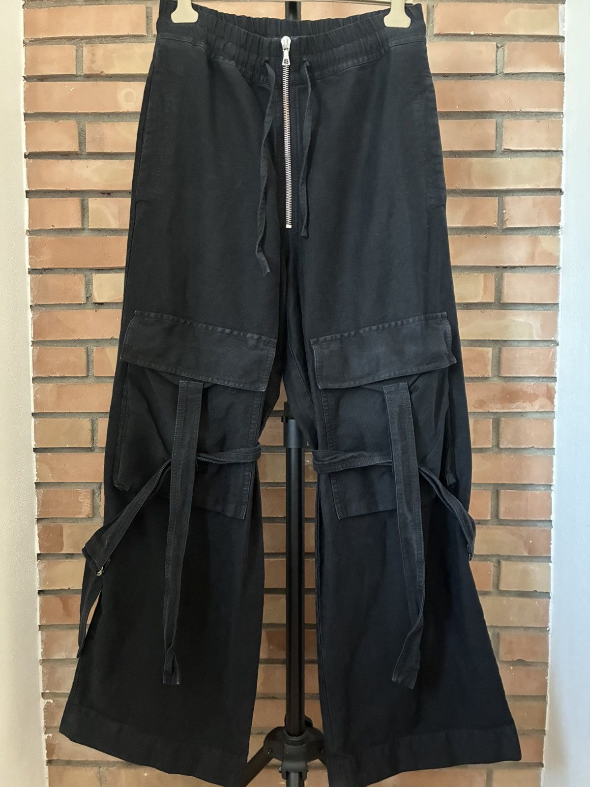Dries Van Noten Dries Van Noten AW23 "Primo Tape" loose strap trousers Size US 32 / EU 48 - 1 Thumbnail
