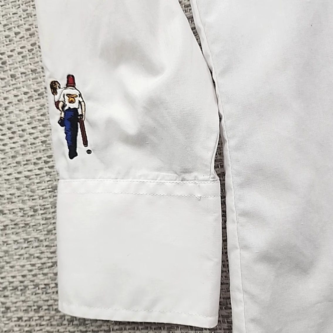 Vintage VINTAGE Sheplers Pearl Snap Shirt Mens 18 37 Tall Western Button-Up Long Sleeve White Cotton Blend 70s 80s 90s Cowboy Mens Size US XXL / EU 58 / 5 - 7 Thumbnail
