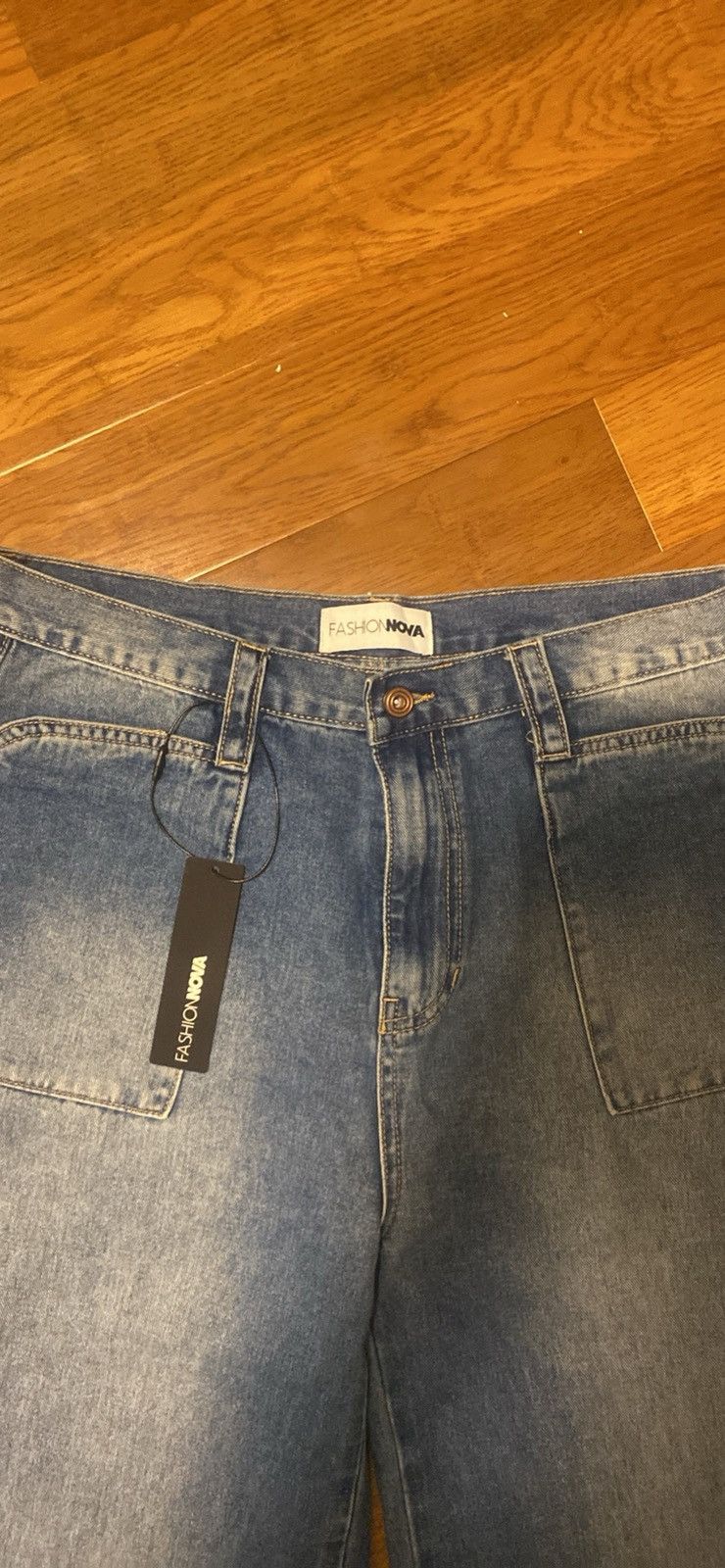 Fashion Nova Brand new Denim jeans (Female) Size 32" / US 10 / IT 46 - 2 Thumbnail