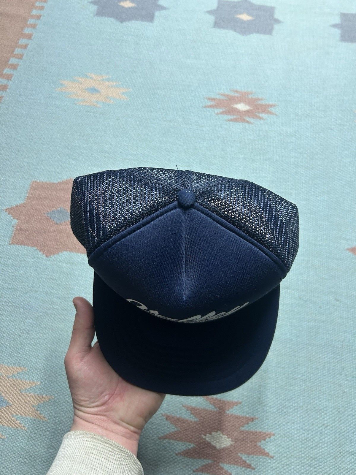 Vintage Vtg trucker hat mesh Valley Petreoleum oil gas Michigan blue Size ONE SIZE - 3 Thumbnail