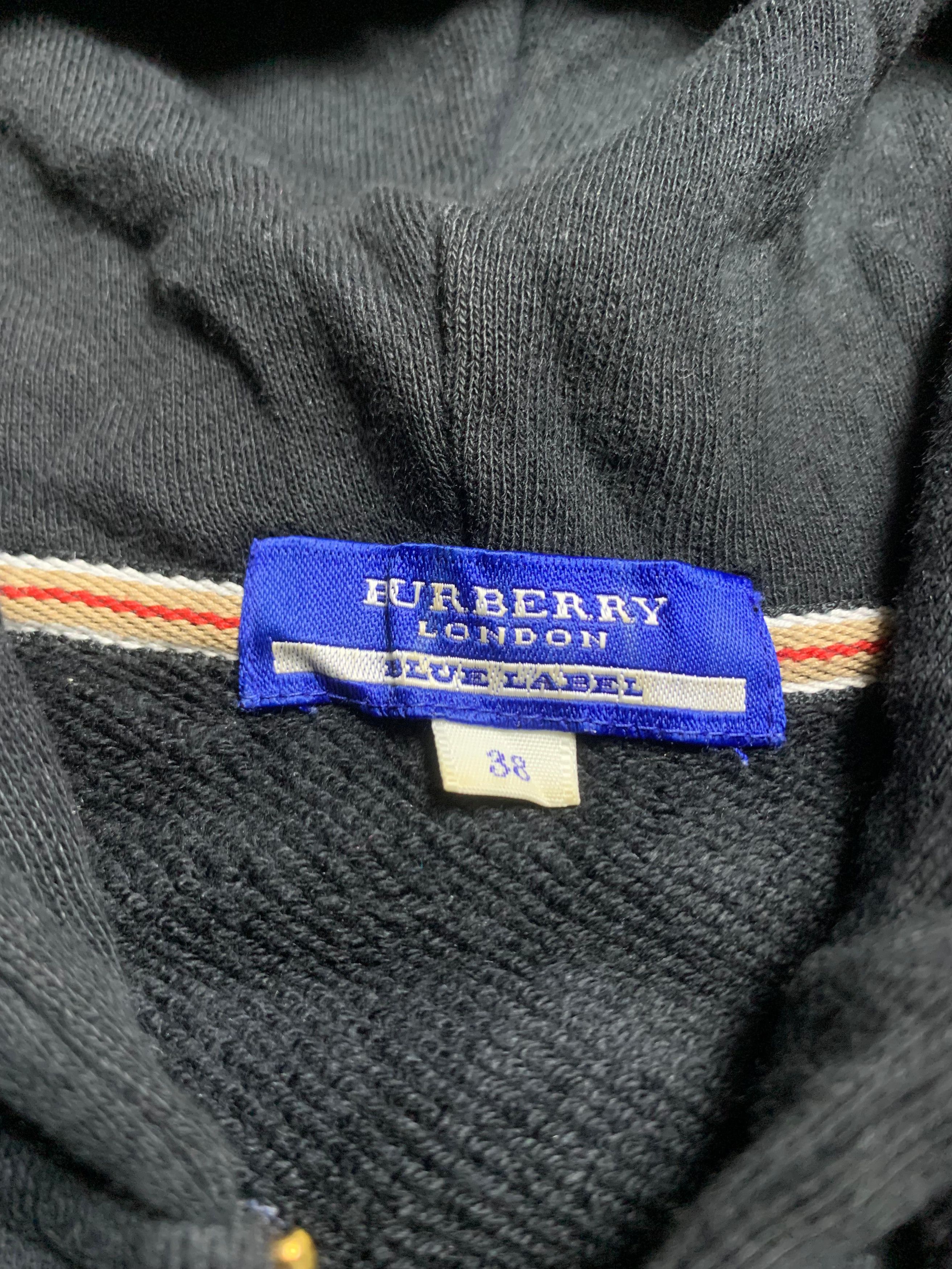 Burberry Burberry London Script Logo Black Zip Up Hoodie Size S / US 4 / IT 40 - 5 Thumbnail