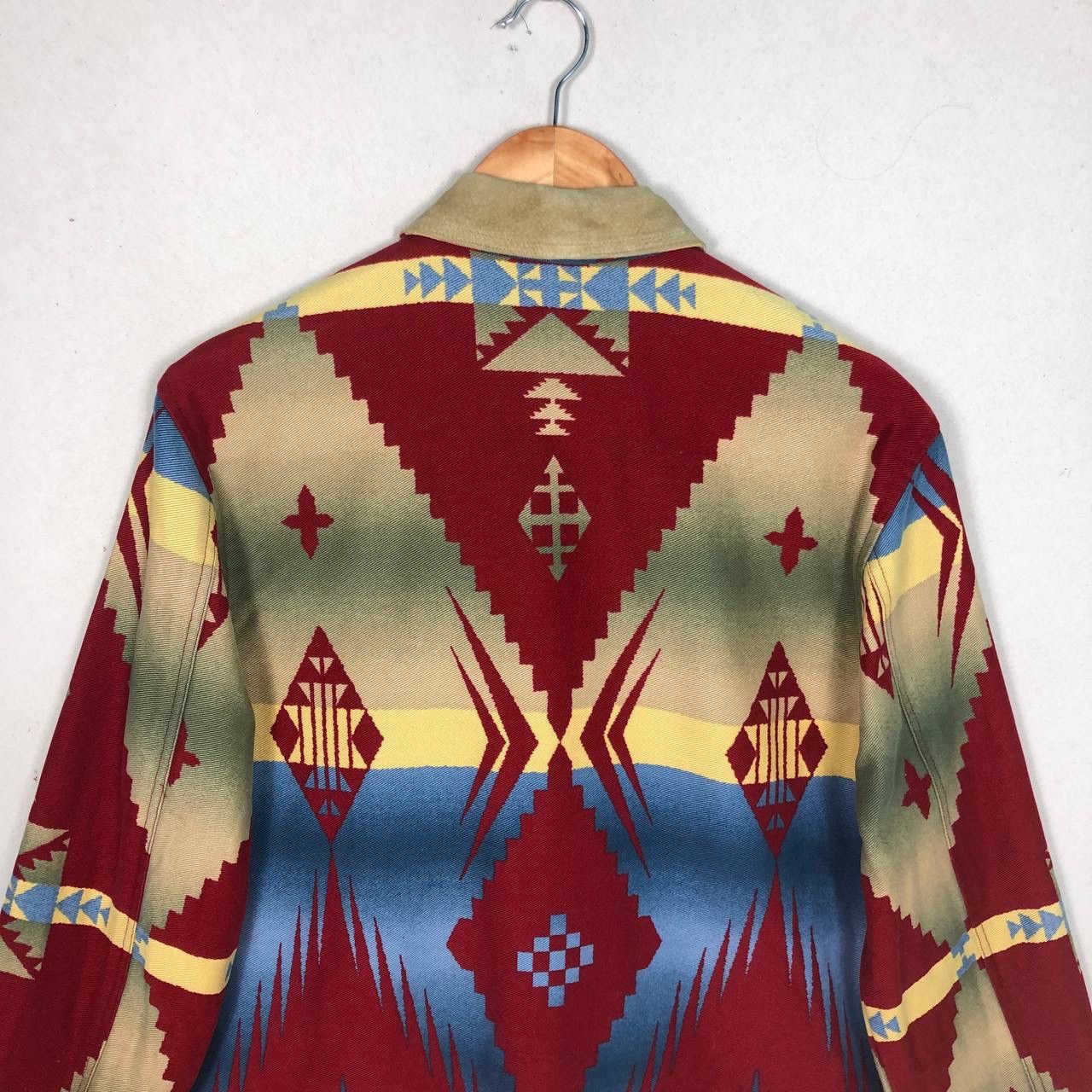 Native Jones New York Vintage Southwestern Aztec Denime Jacket Size US M / EU 48-50 / 2 - 4 Thumbnail