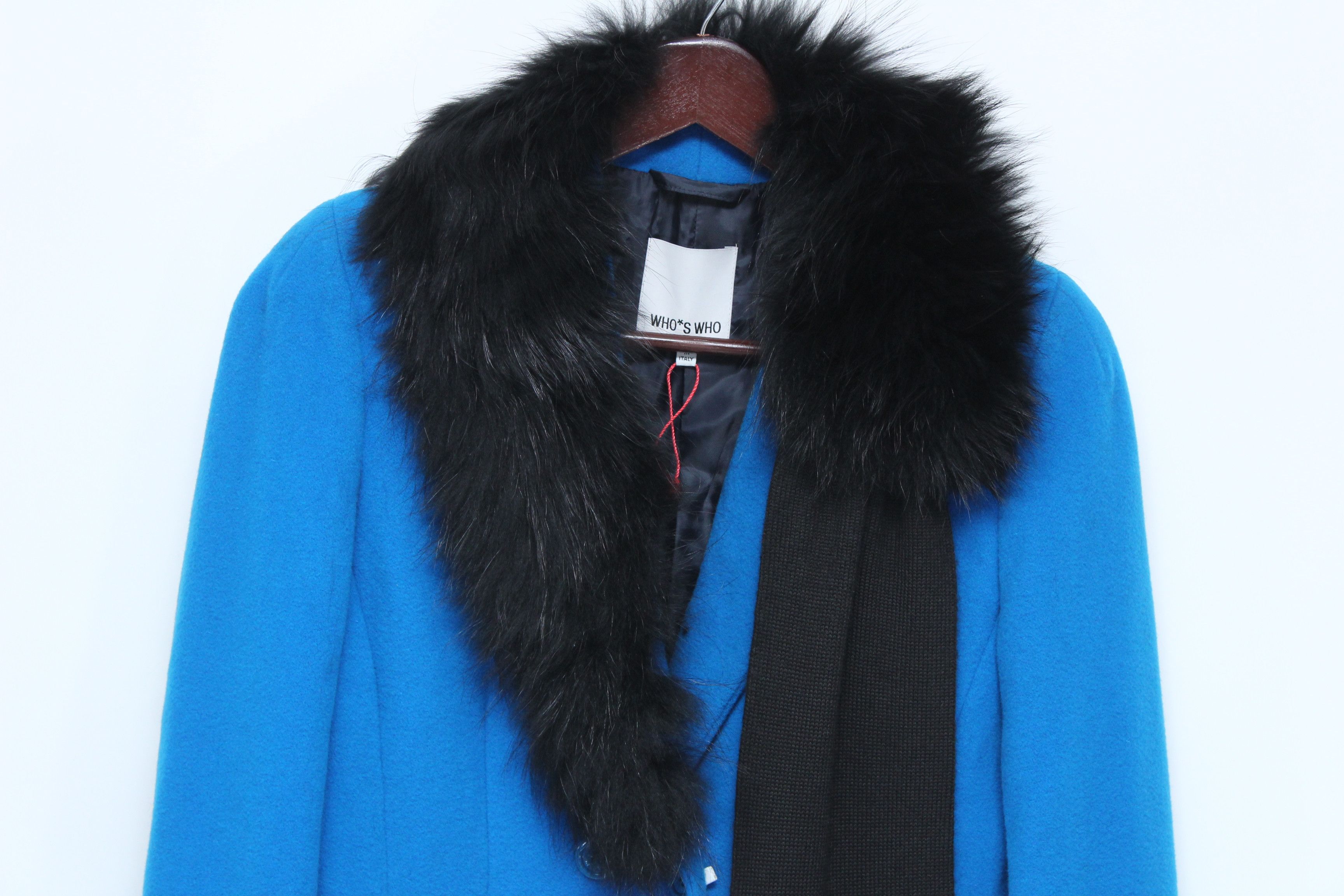 Other Who's Who Coat Wool Fur Womens Size 42 Hype Rare Size M / US 6-8 / IT 42-44 - 4 Thumbnail