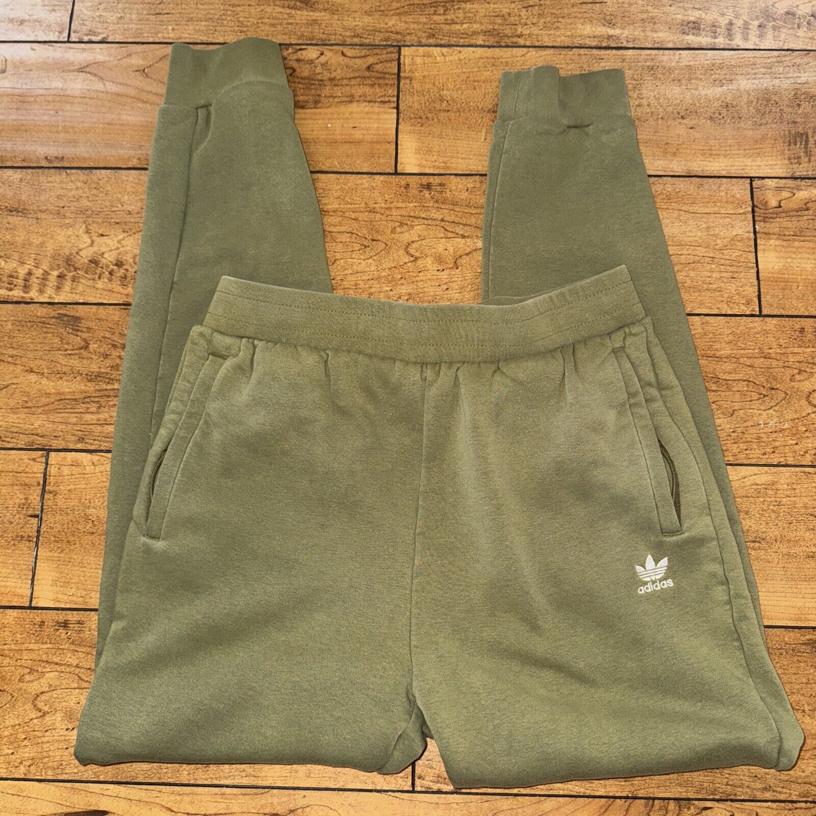 Adidas × Japanese Brand × Vintage Adidas Jogger Sweatpants Green Small 28x30 Measured Size US 28 / EU 44 - 2 Thumbnail