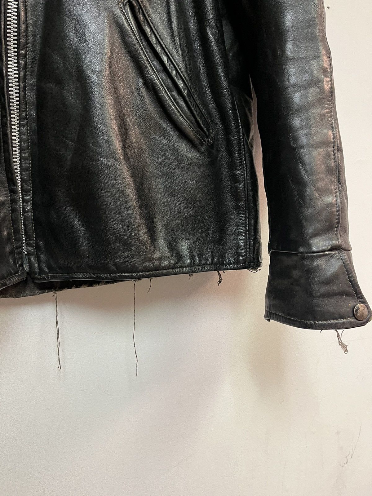 Vintage 50’s Jim Line Halifax Leather Jacket Size US M / EU 48-50 / 2 - 2 Thumbnail