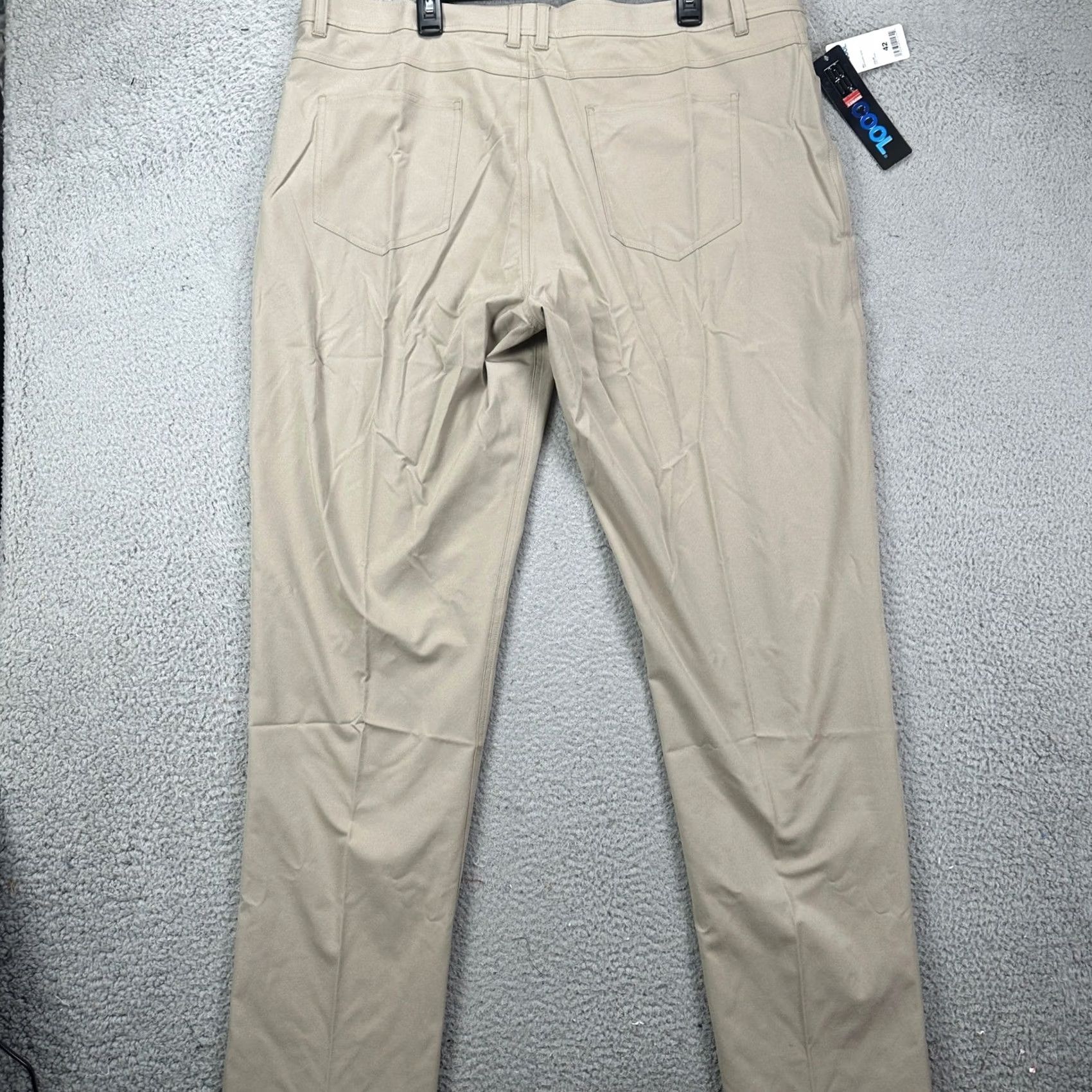 Vintage 32 Degrees Cool Heat Jeans Straight Men 42 Dusty Khaki 5 Pockets Button Closure Regular Inseam 36 Denim Stretch NEW Size US 42 / EU 58 - 3 Thumbnail