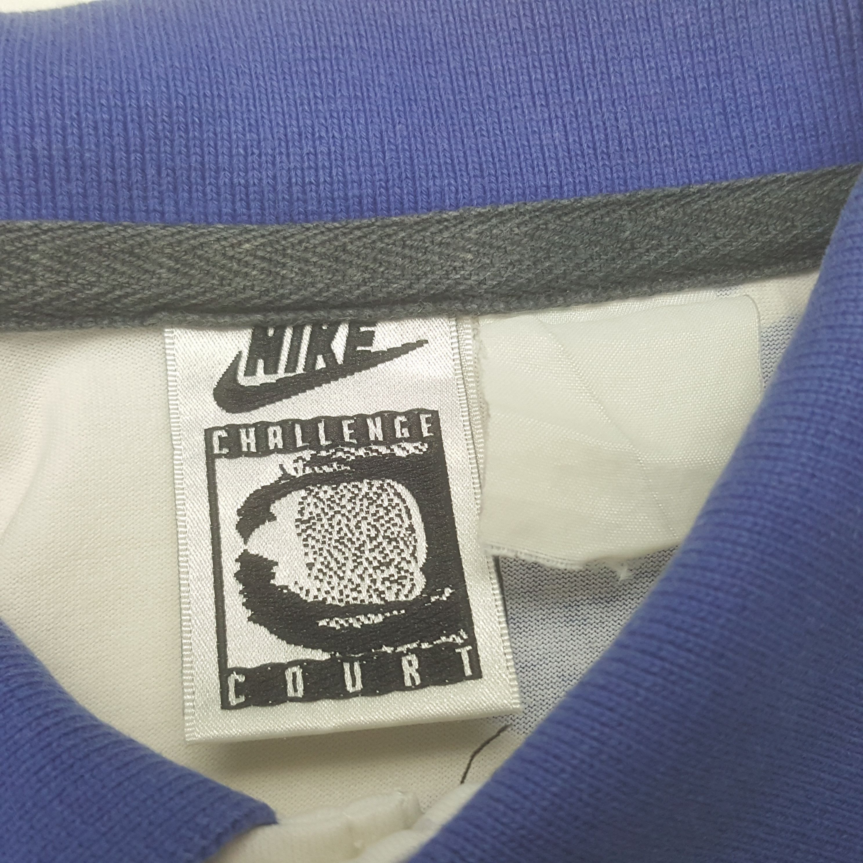 Nike × Vintage Vintage Nike Challenge Court Sportwear Polo Shirt Size US M / EU 48-50 / 2 - 5 Thumbnail