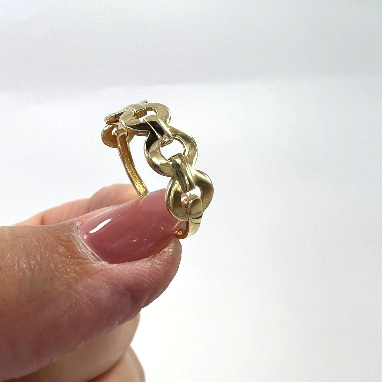 Other 14K yellow gold ring with a delicate and elegant design Size ONE SIZE - 3 Thumbnail