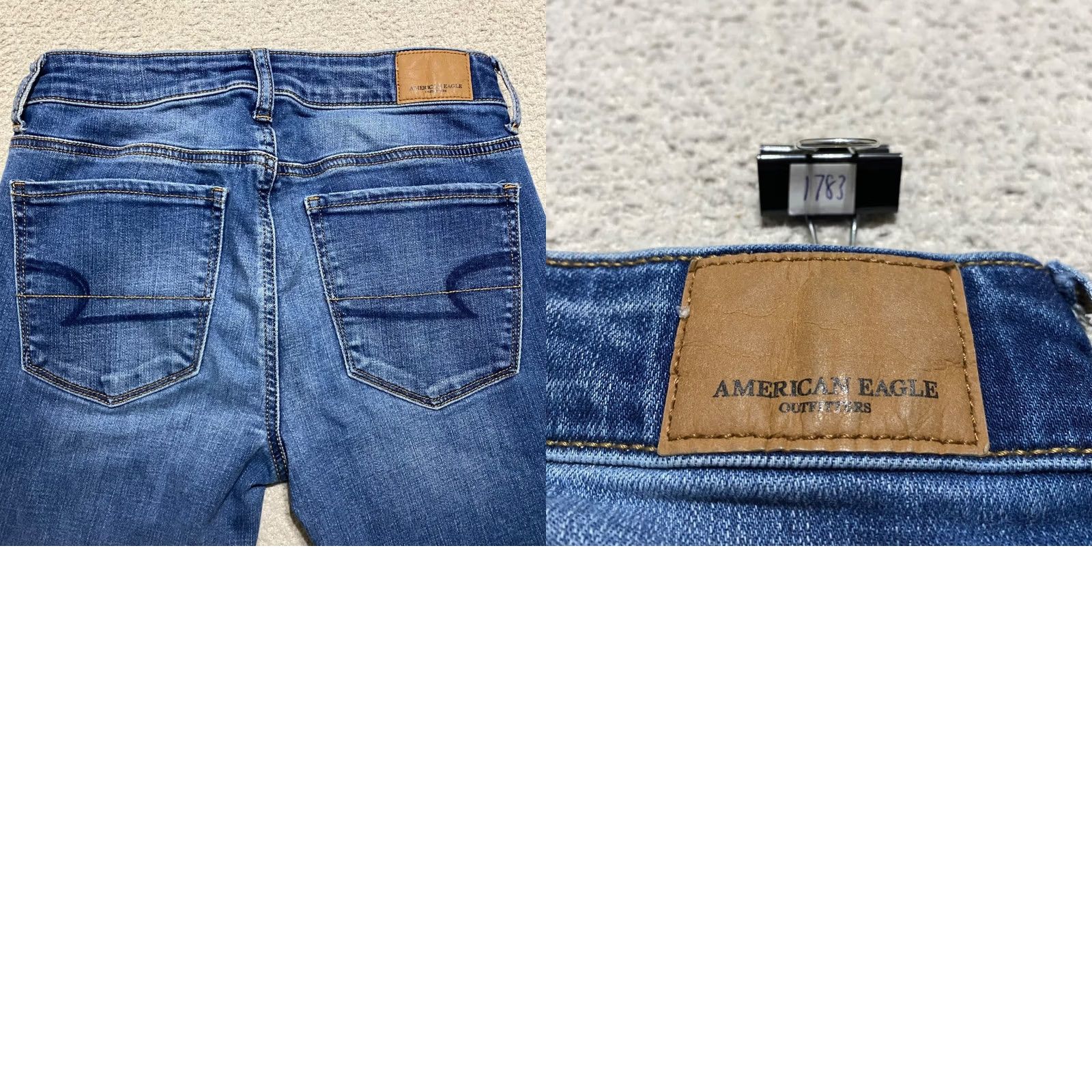 American Eagle Outfitters American Eagle Outfitters Jeans Womens 2 Blue Medium Wash High Rise Jegging Slim Stretch Regular Size 26" / US 2 / IT 38 - 9 Thumbnail