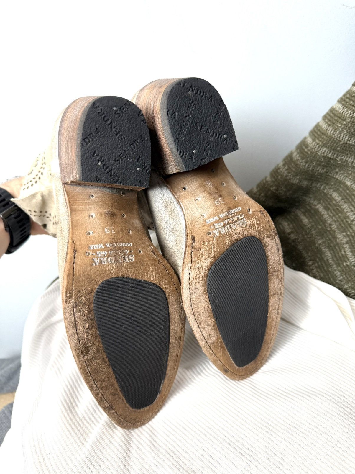 Cowboy Equipment Rare! Vintage Sendra Suede Boots Cowboy Avant Garde Size US 8 / IT 38 - 10 Thumbnail
