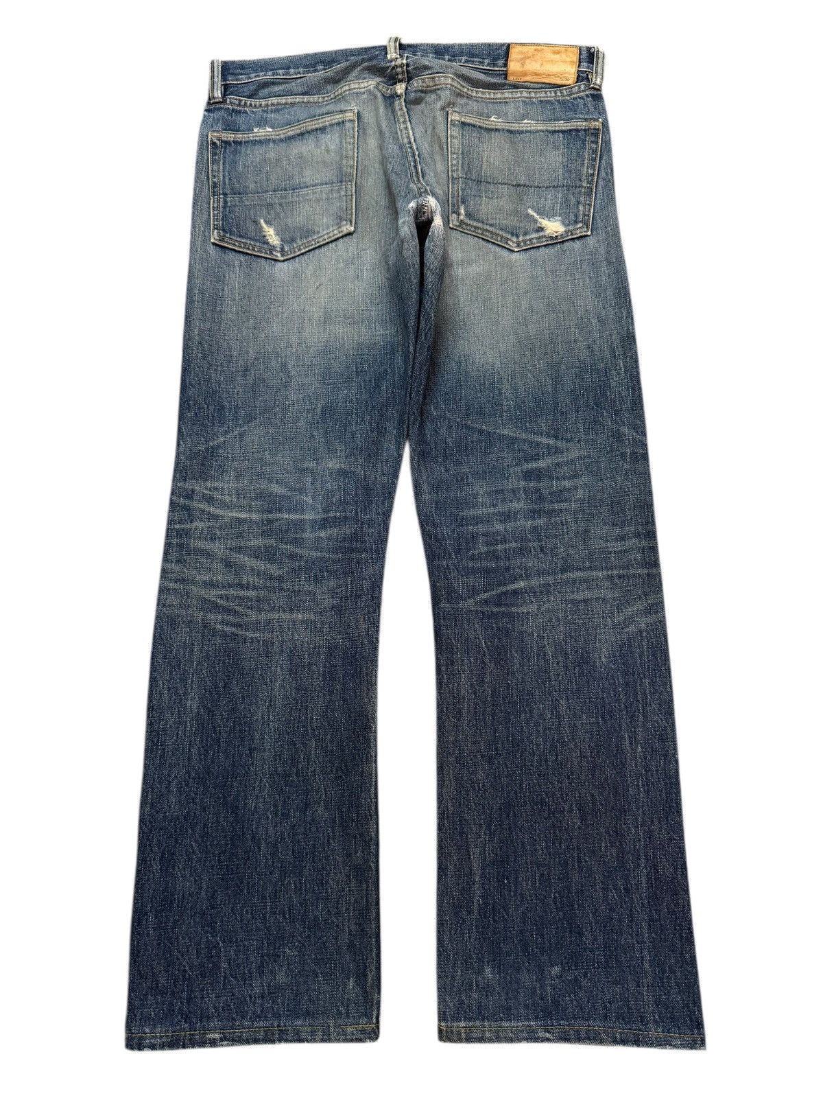 Simon Miller Vintage 90s Usa Simon Miller Selvedge Blue Faded Wash Jeans Size US 32 / EU 48 - 2 Thumbnail