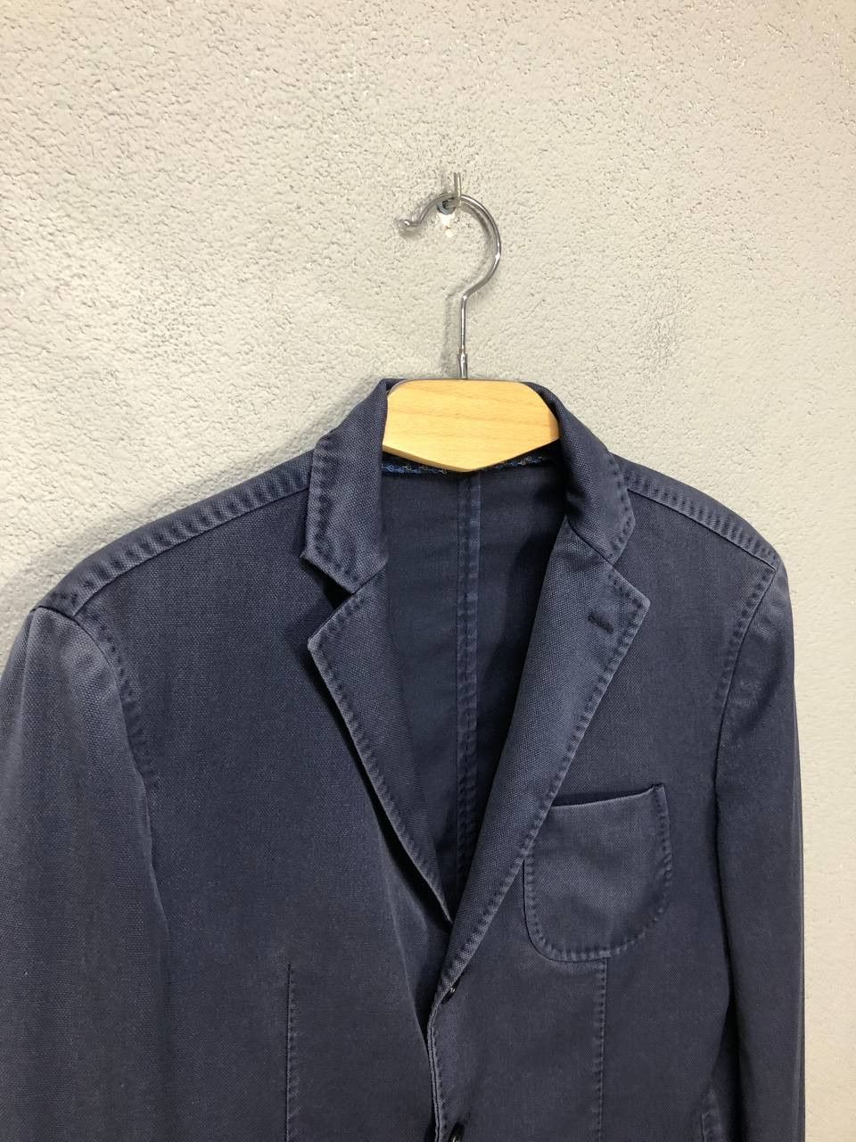 Paoloni Paoloni mens wool blazer jacket size 48 / Medium Size 48R - 2 Thumbnail