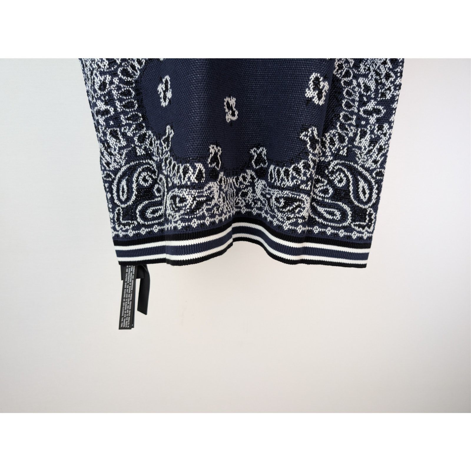 Amiri o1rshd1 Bandana Polo Shirt in Blue Size US S / EU 44-46 / 1 - 12 Thumbnail
