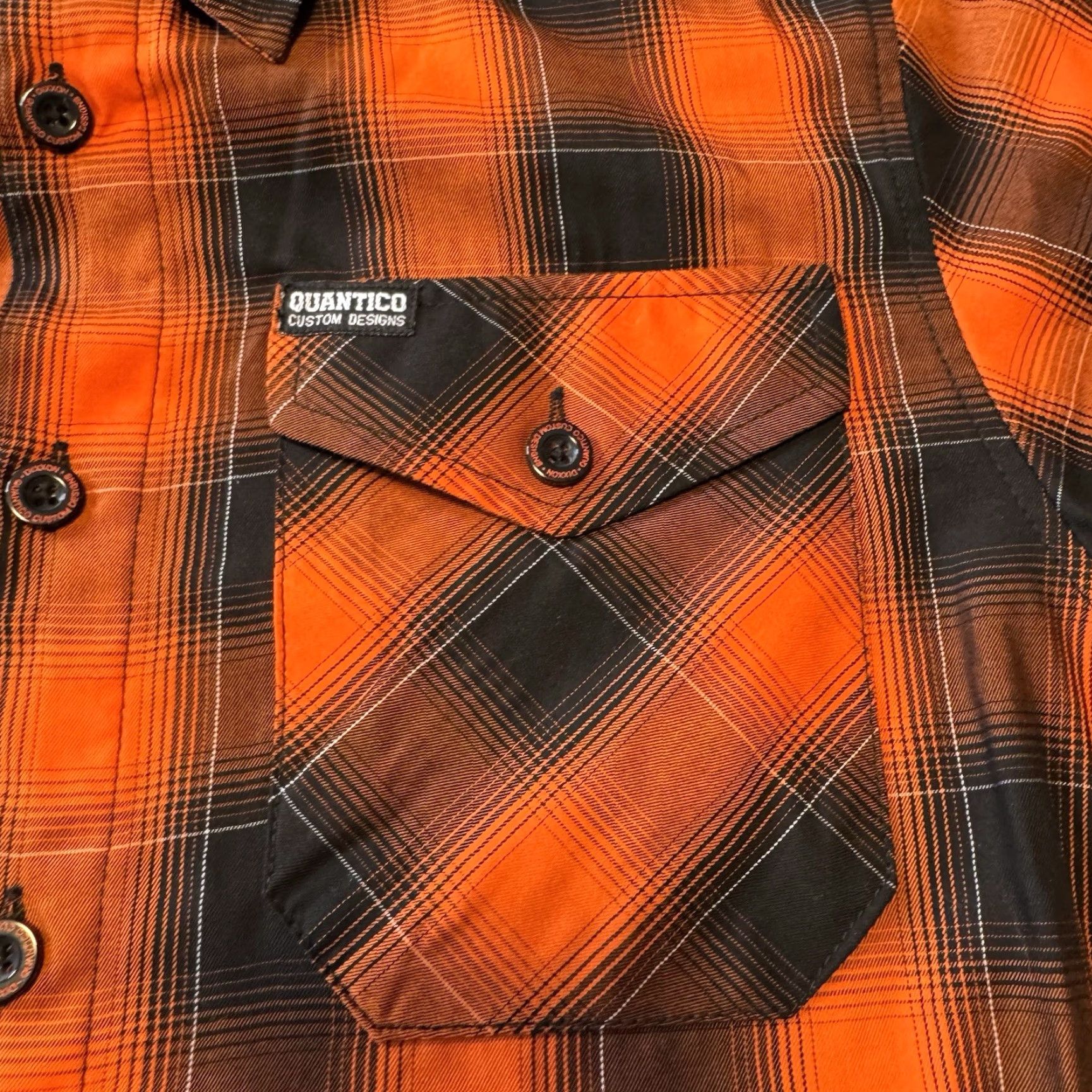 Vintage Dixxon Shirt Mens XS Orange The Trifecta Flannel Plaid Low Rider West Coast Shirt Casual Travel Workwear Pocket Button-Up Short Sleeve Size US XS / EU 42 / 0 - 2 Thumbnail