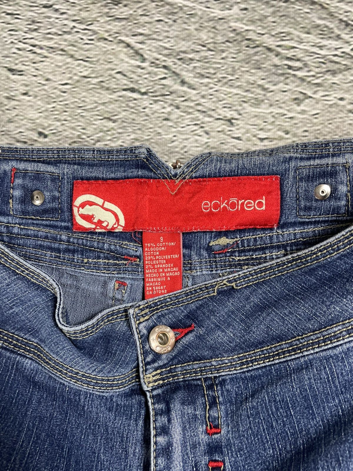 Ecko Unltd. Ecko Red flared jeans denim pants Y2K Size 28" / US 6 / IT 42 - 3 Thumbnail