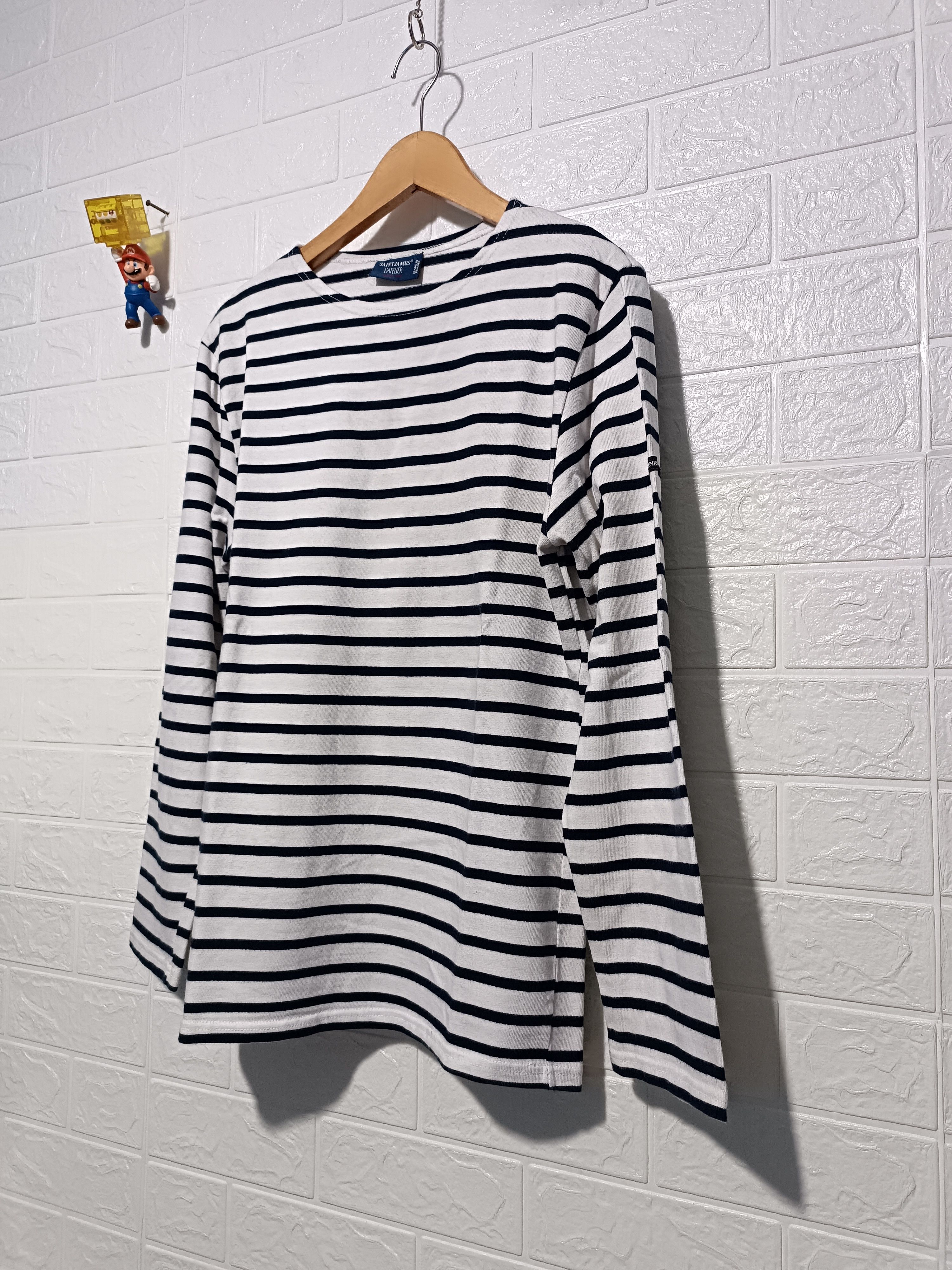 Saint James Saint James L'atelier Long Sleeve Striped Sailor T-shirt Size US M / EU 48-50 / 2 - 4 Thumbnail