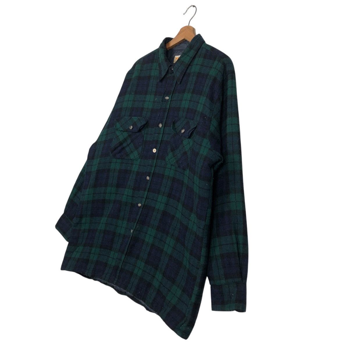 Japanese Brand 📌Vintage Flannel Chore Jacket Catamount Check Tartan Design Size US L / EU 52-54 / 3 - 3 Thumbnail
