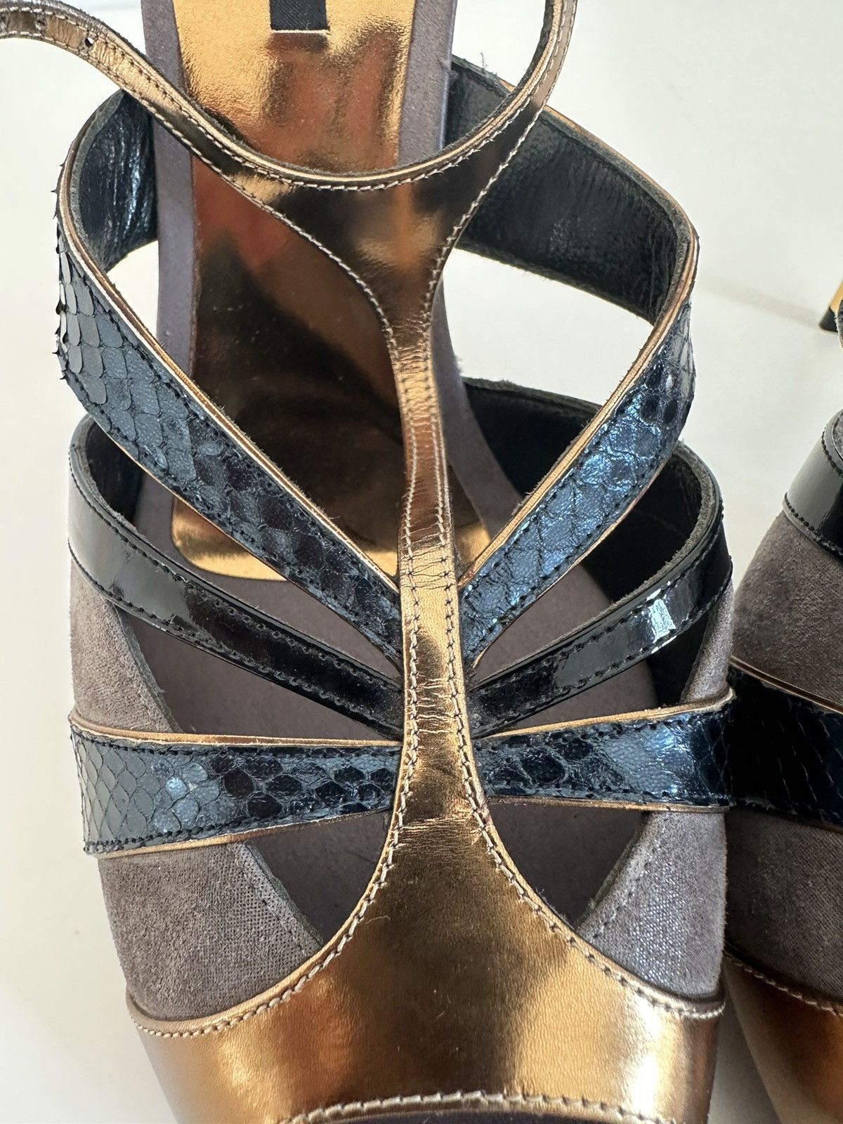 Other Diego Dolcini gold heals Size US 7 / IT 37 - 6 Thumbnail