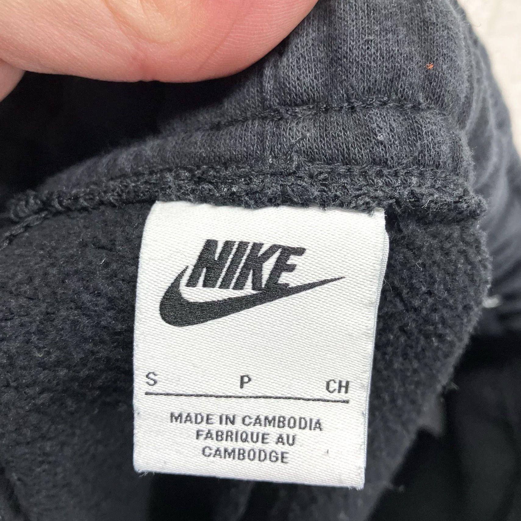 Nike Nike Swoosh Athletic Club Jogger Fleece Pants Black Mens S Regular 30in 26in Tapered Pockets 90s Retro Sports Size US 29 - 3 Thumbnail