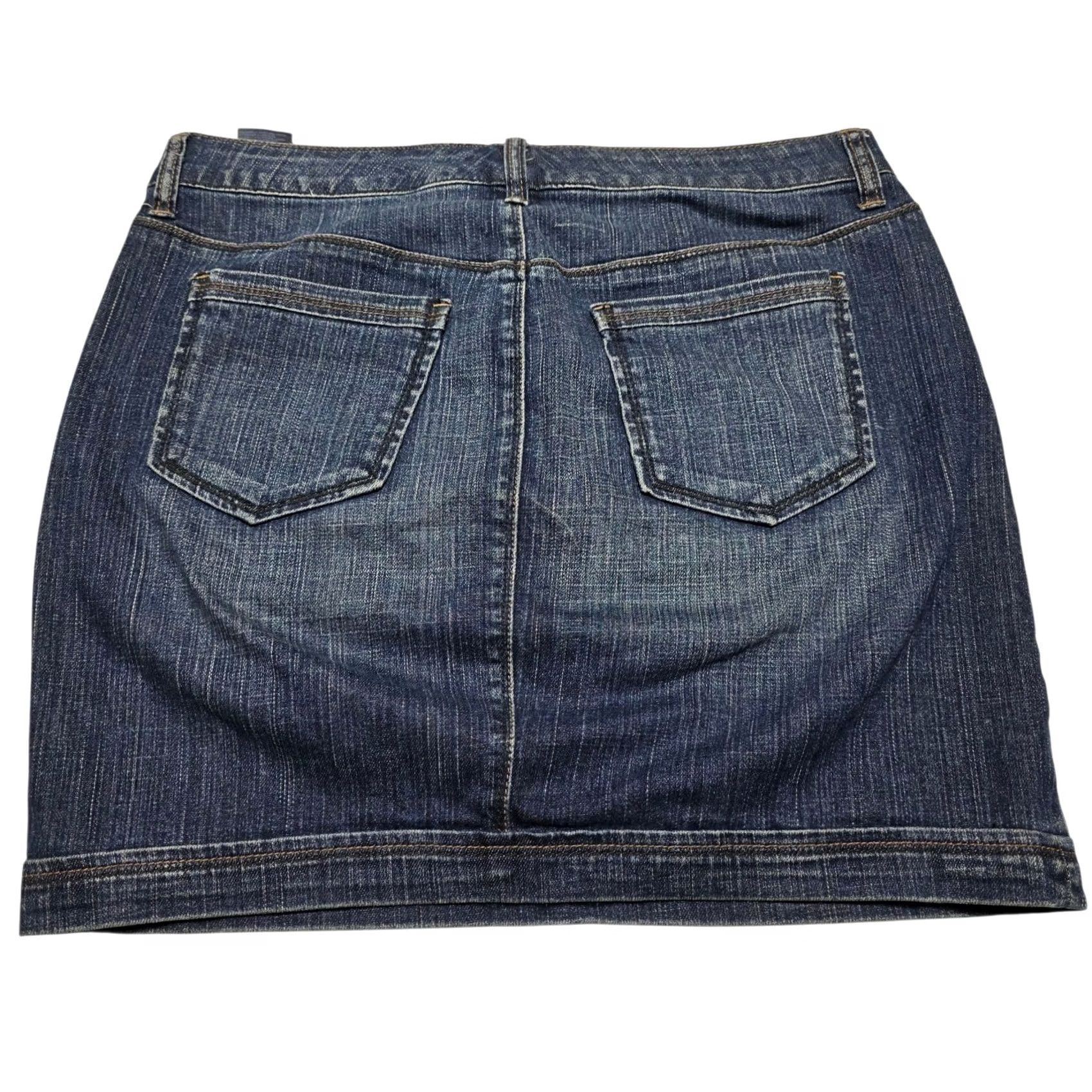 Tommy Hilfiger Tommy Hilfiger Women’s Size 8 Dark Blue Denim Jean Skirt Y2k A-Line Short 80s Vintage? Size 30" / US 8 / IT 44 - 2 Thumbnail