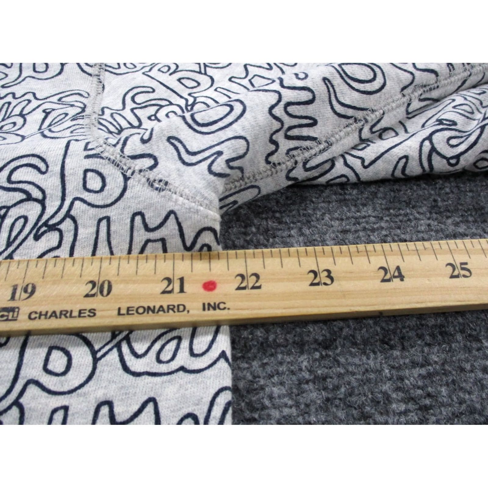 Scotch & Soda Scotch & Soda Sweatshirt Men L Gray Amsterdam Blauw All Over Print Pullover Casual Size US L / EU 52-54 / 3 - 5 Thumbnail