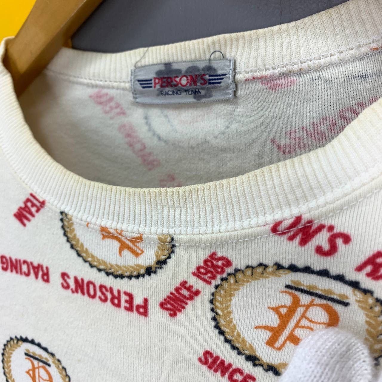 PERSON'S × Vintage Vintage PERSON'S RACING TEAM Sweatshirt #2463/AM Size US M / EU 48-50 / 2 - 3 Thumbnail