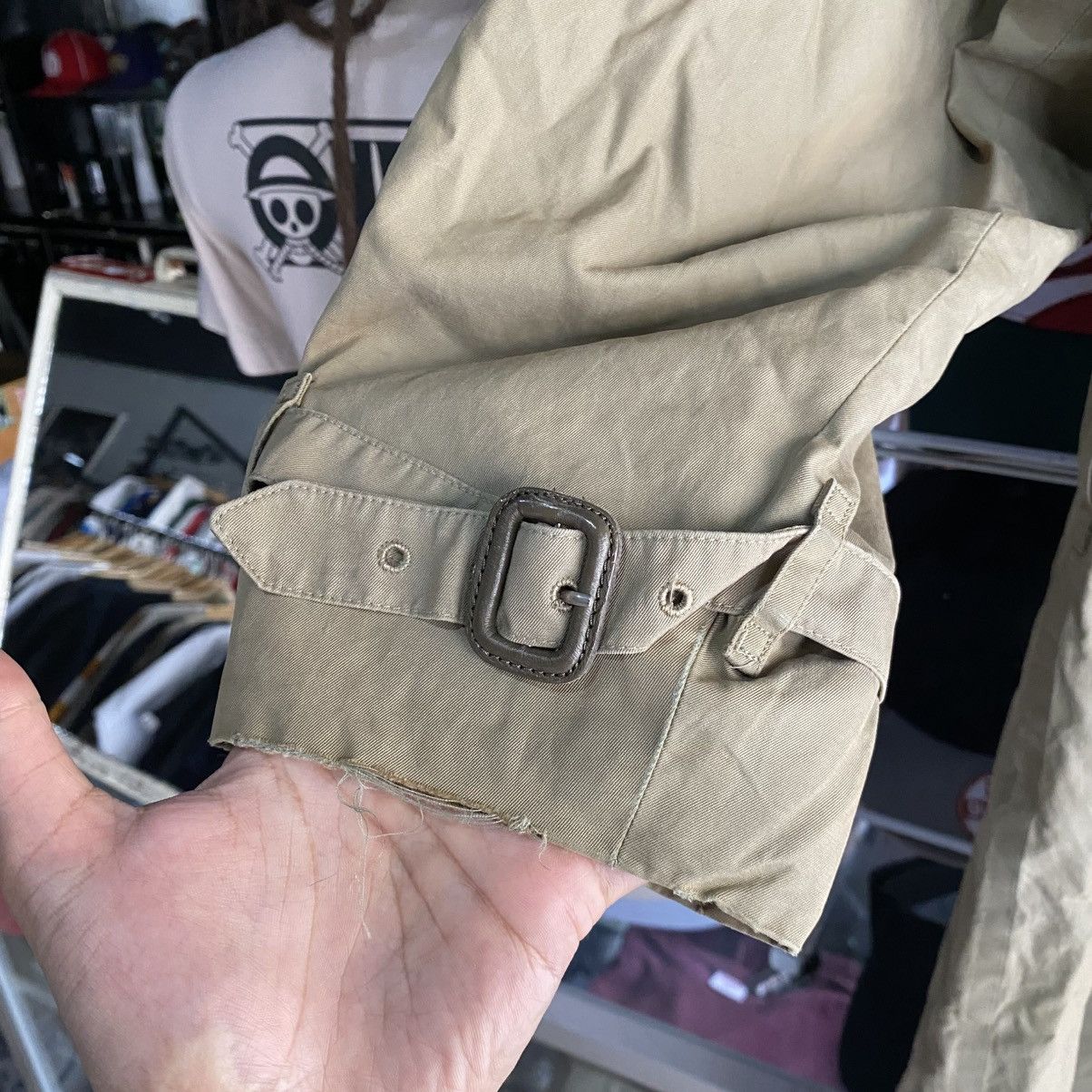 Burberry VINTAGE BURBERRY MARUZEN TOKYO Nova Check Trench Coat Beige Size US L / EU 52-54 / 3 - 7 Thumbnail