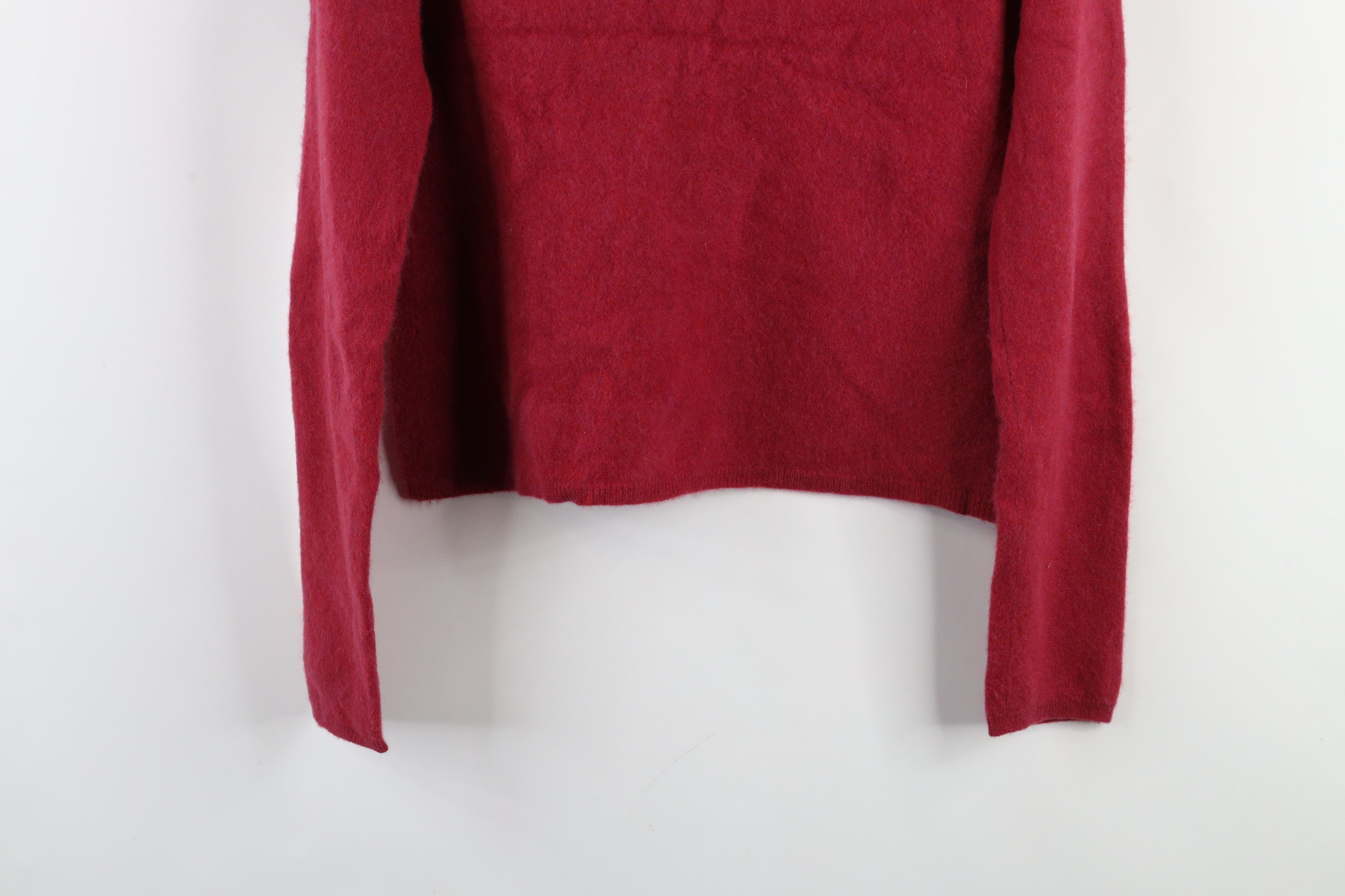Vintage Vintage Streetwear Soft Cashmere Knit Collared Sweater Red Size XL / US 12-14 / IT 48-50 - 10 Thumbnail