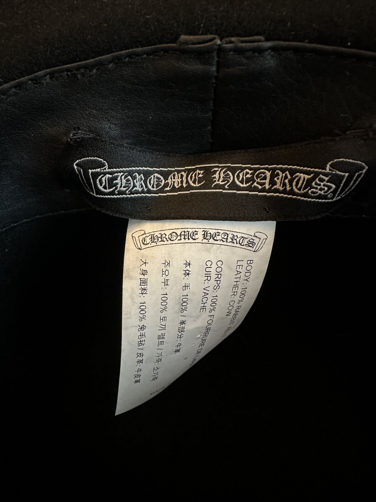 Chrome Hearts CHROME HEARTS VINTAGE STUDDED HAT Size ONE SIZE - 5 Thumbnail