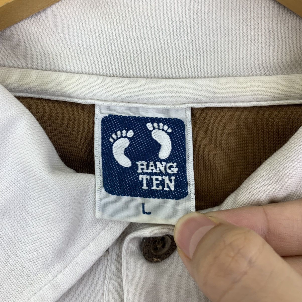 Hang Ten Vintage HANG TEN HAWAII Surf Aloha Striped Polo Size US L / EU 52-54 / 3 - 5 Thumbnail