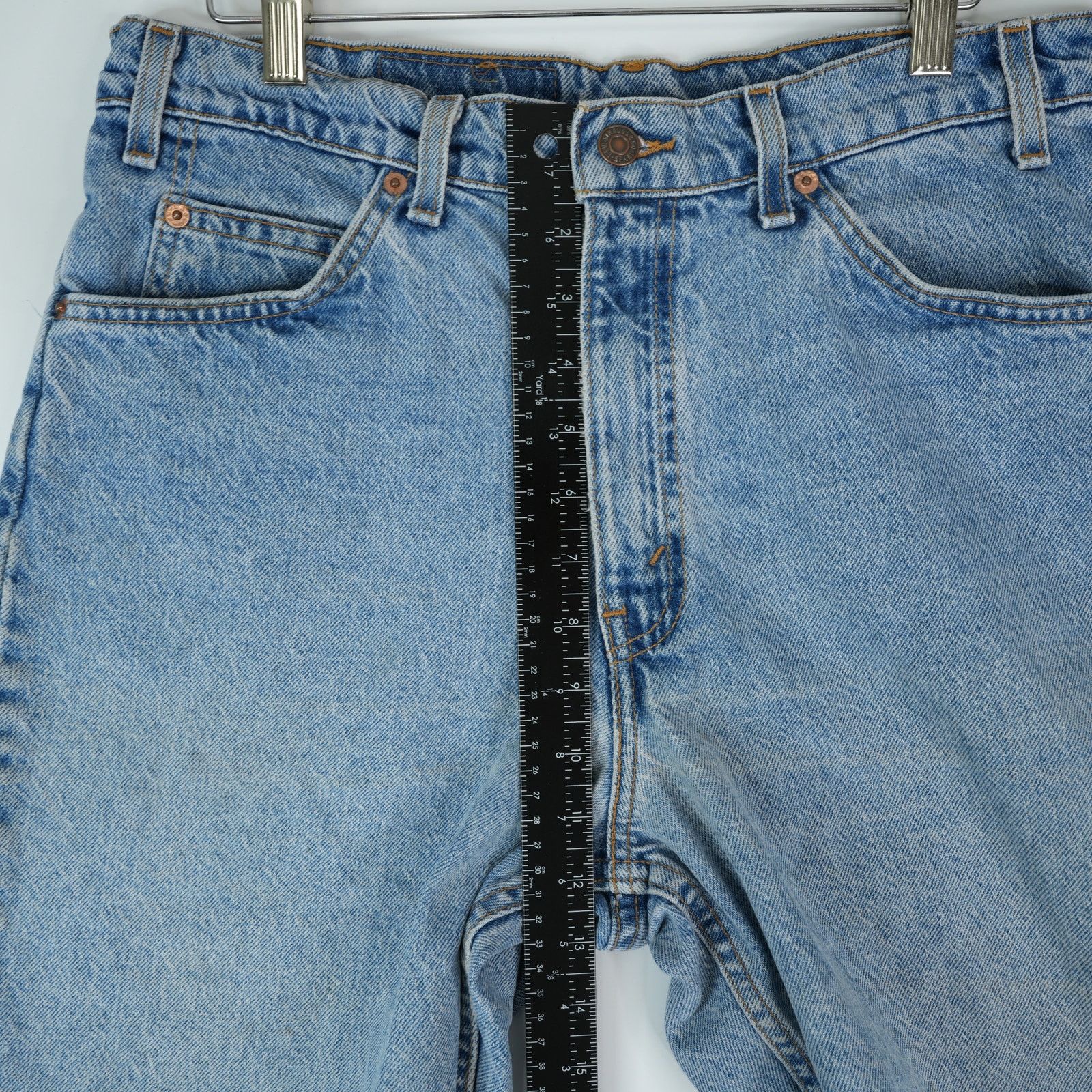Levi's Levis 550 Shorts Mens 34x10.5 Blue Relaxed Fit Orange Tab Size US 34 / EU 50 - 8 Thumbnail