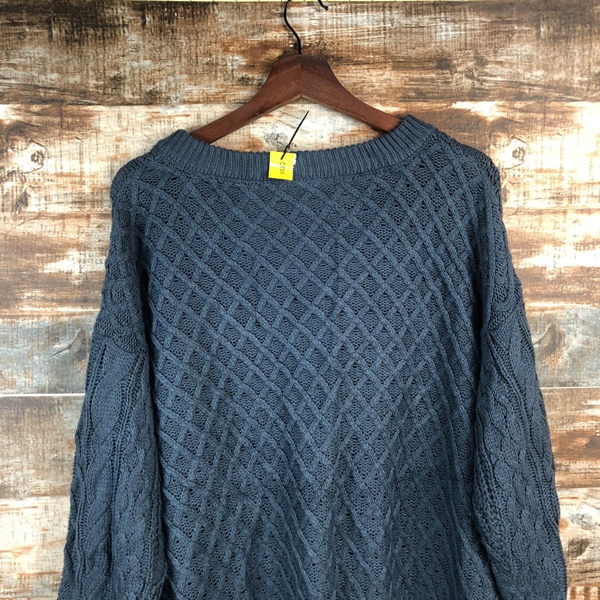 Homespun Knitwear × Japanese Brand DL Japan Vintage sweatshirt Green cable Knitwear #C500 Size US L / EU 52-54 / 3 - 11 Thumbnail
