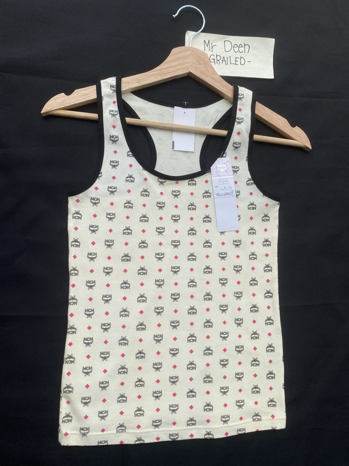 MCM Rare MCM Logos Sleeveless Top Size M / US 6-8 / IT 42-44 - 3 Thumbnail