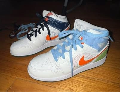 Nike Nike Air Jordan 1 Mid “Spring Stitch” Size US 7 / IT 37 - 4 Thumbnail