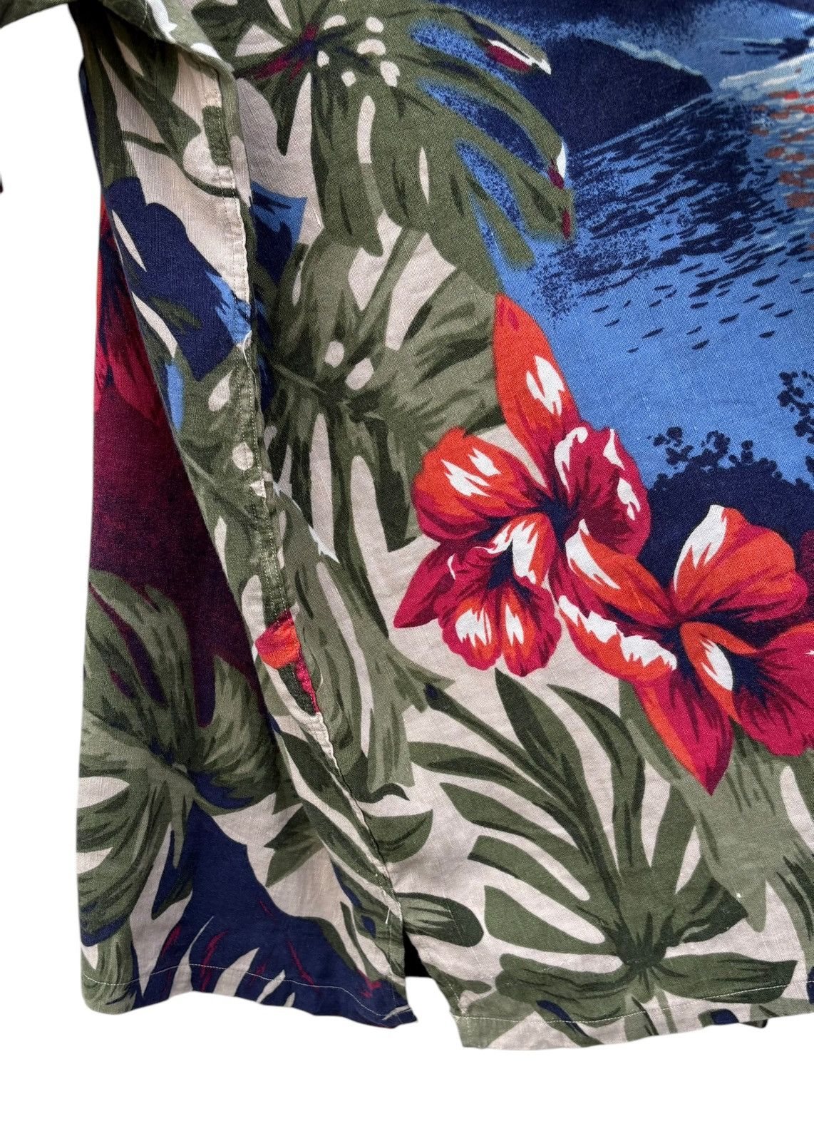 Nautica Vintage Nautica Floral Hulla Girl Big Size Hawaiian Shirt Size US XXL / EU 58 / 5 - 7 Thumbnail