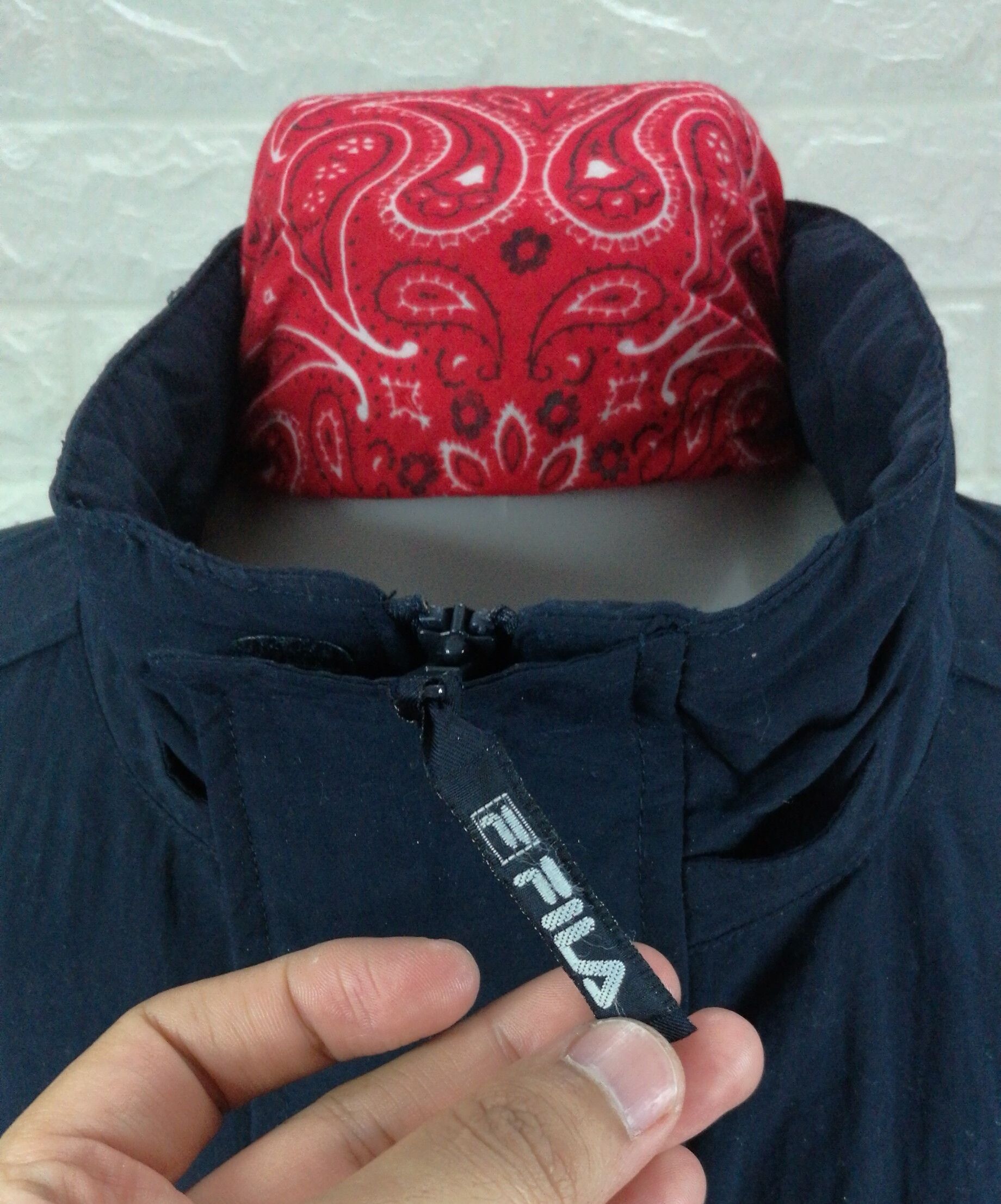 Fila Vintage Fila Biella Italia Vintage Long Jacket Size US XXL / EU 58 / 5 - 5 Thumbnail