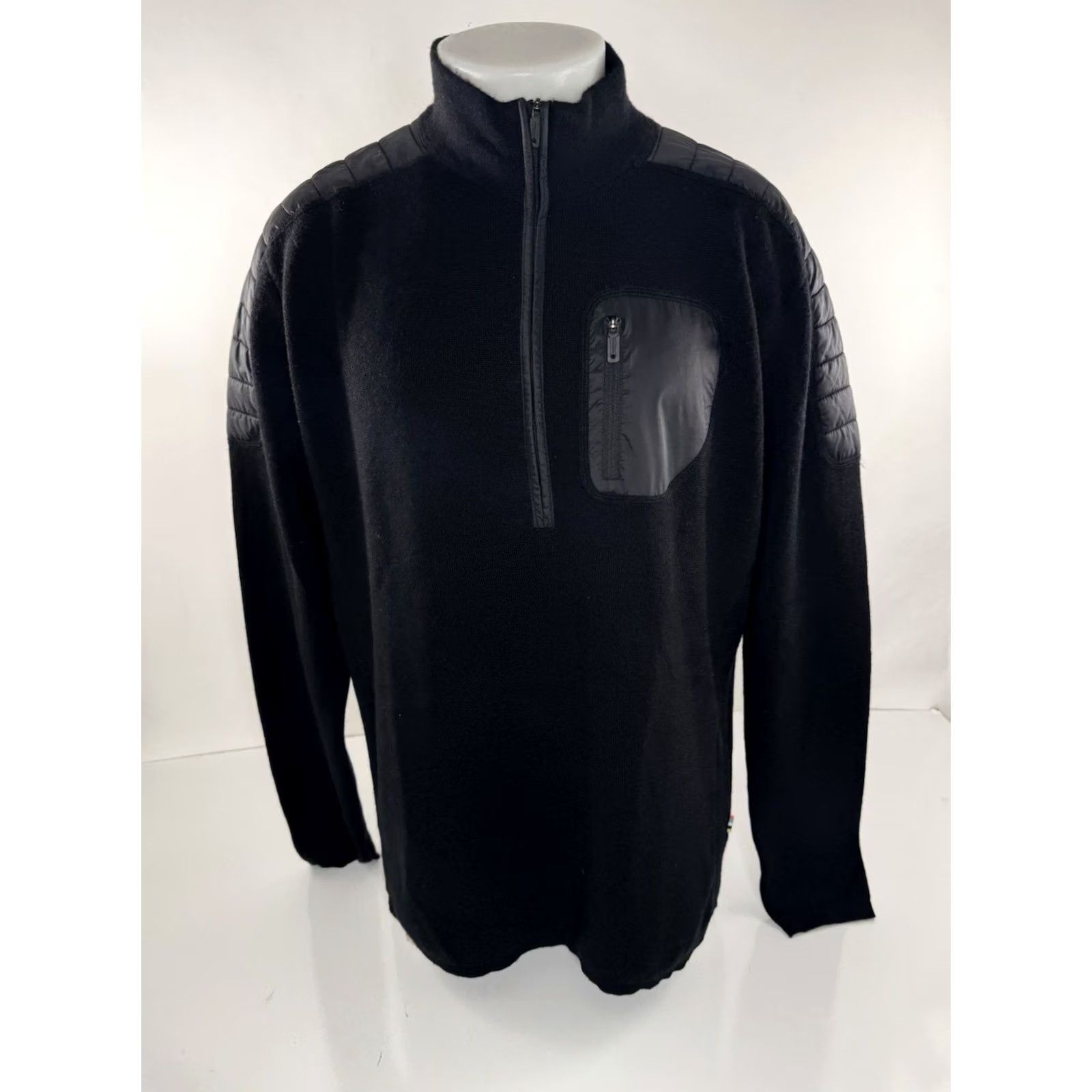 Smartwool SMARTWOOL Merino Mens XL Pullover Sweater Jacket Black - Pullover, Padded Shoulders, XL, Mens, Black, 90s? Size US XL / EU 56 / 4 - 2 Thumbnail