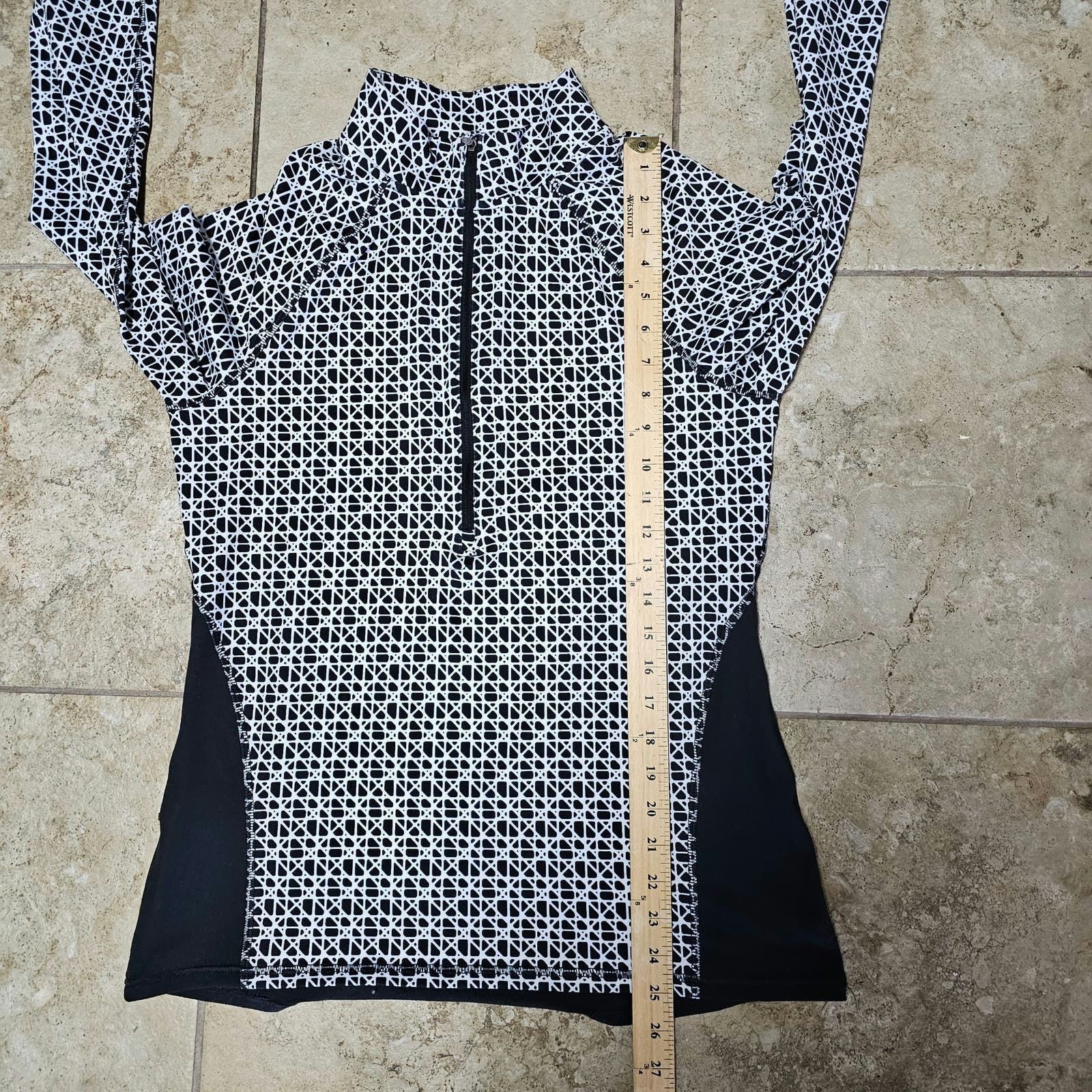 Champion Champion C9 Quarter Zip Geometric Print Black Panels Size M Size M / US 6-8 / IT 42-44 - 7 Thumbnail
