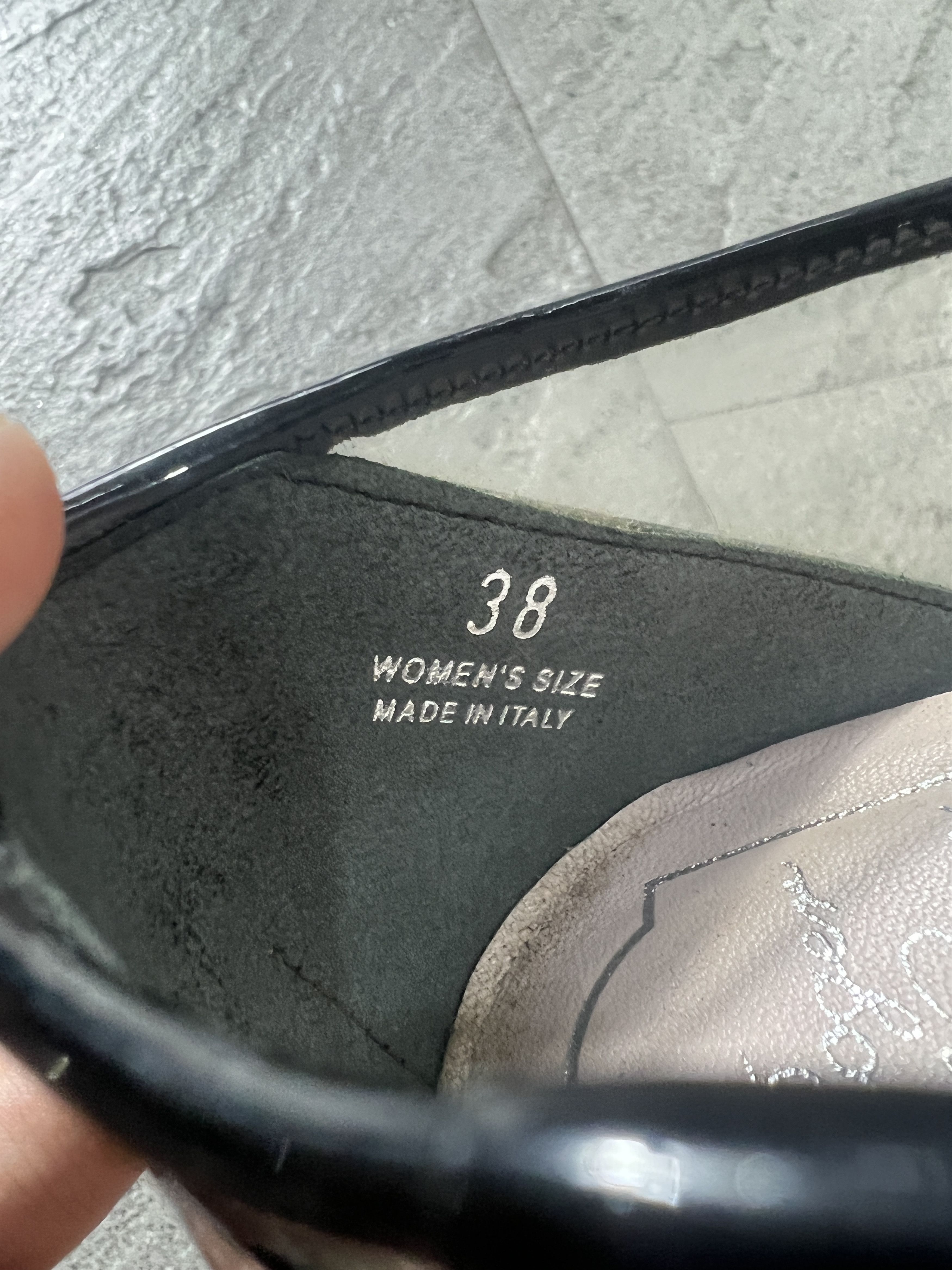 Roger Vivier Roger Vivier Clear PVC Gommette Flats Black 38 Size US 8 / IT 38 - 8 Thumbnail