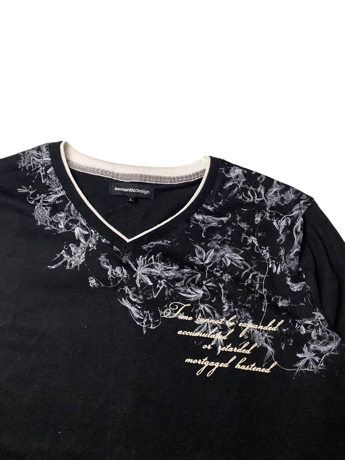 Hysteric Glamour 2000's Semantic Design Floral Poem Longsleeve Size US M / EU 48-50 / 2 - 2 Thumbnail