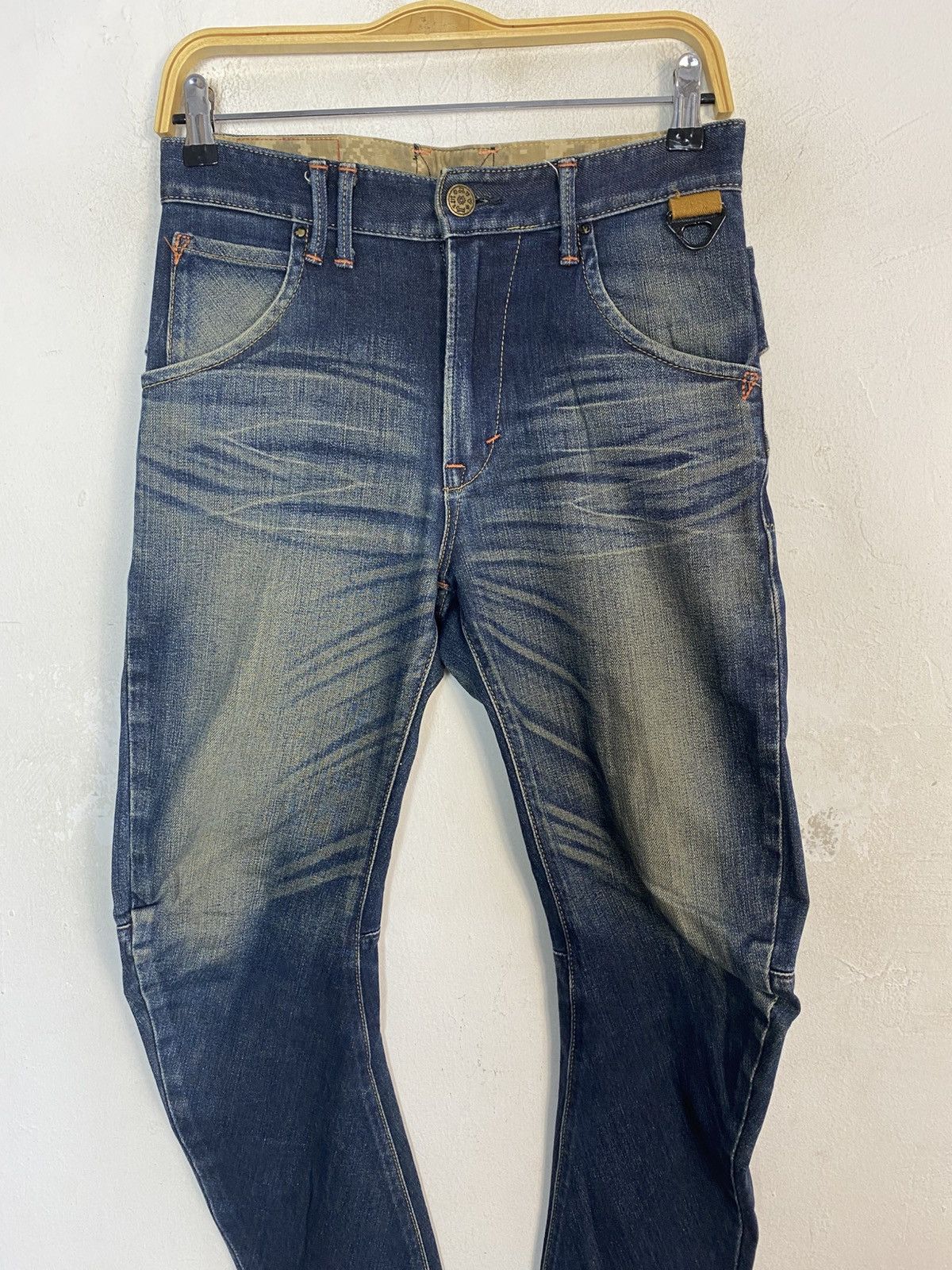 Edwin Edwin E Function 3D System Indigo Denim Unisex Size 28 Size US 29 - 3 Thumbnail