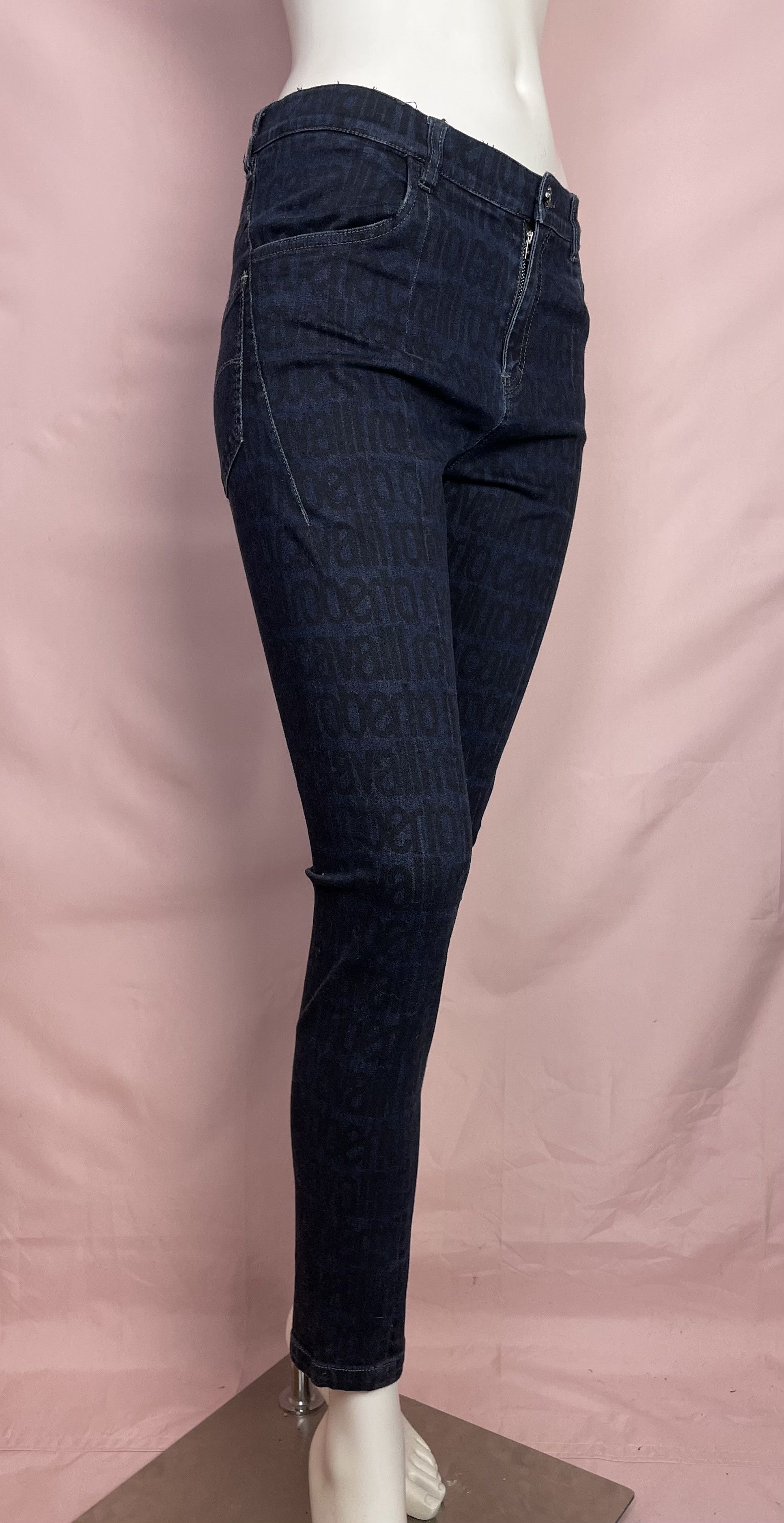 Roberto Cavalli Roberto Cavalli Junior Logo Print Trousers Jeans W30 Size 30" / US 8 / IT 44 - 3 Thumbnail