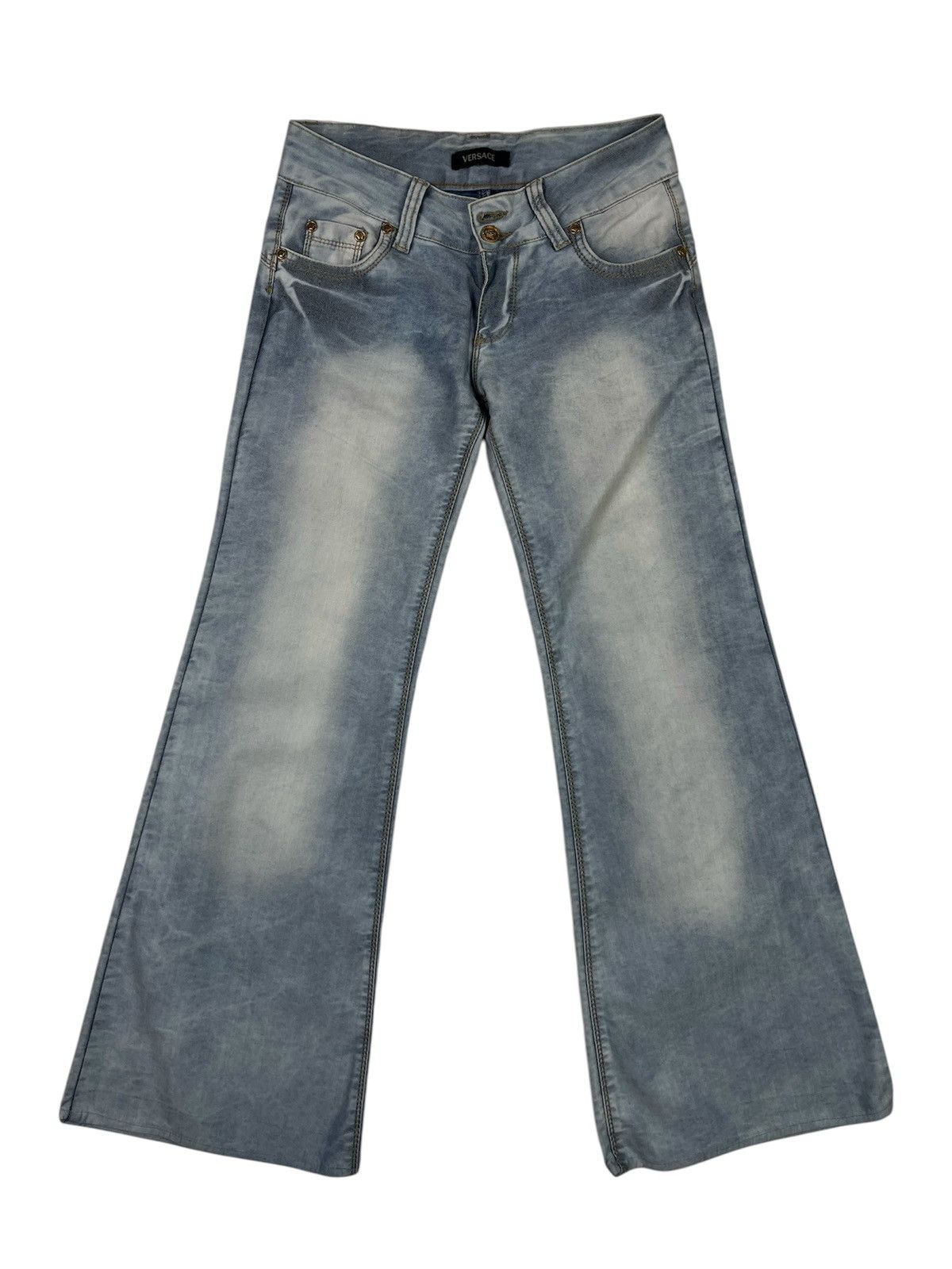 Versace × Vintage Versace Vintage Luxury Jeans Denim Blue Size 27" / US 4 / IT 40 - 1 Thumbnail